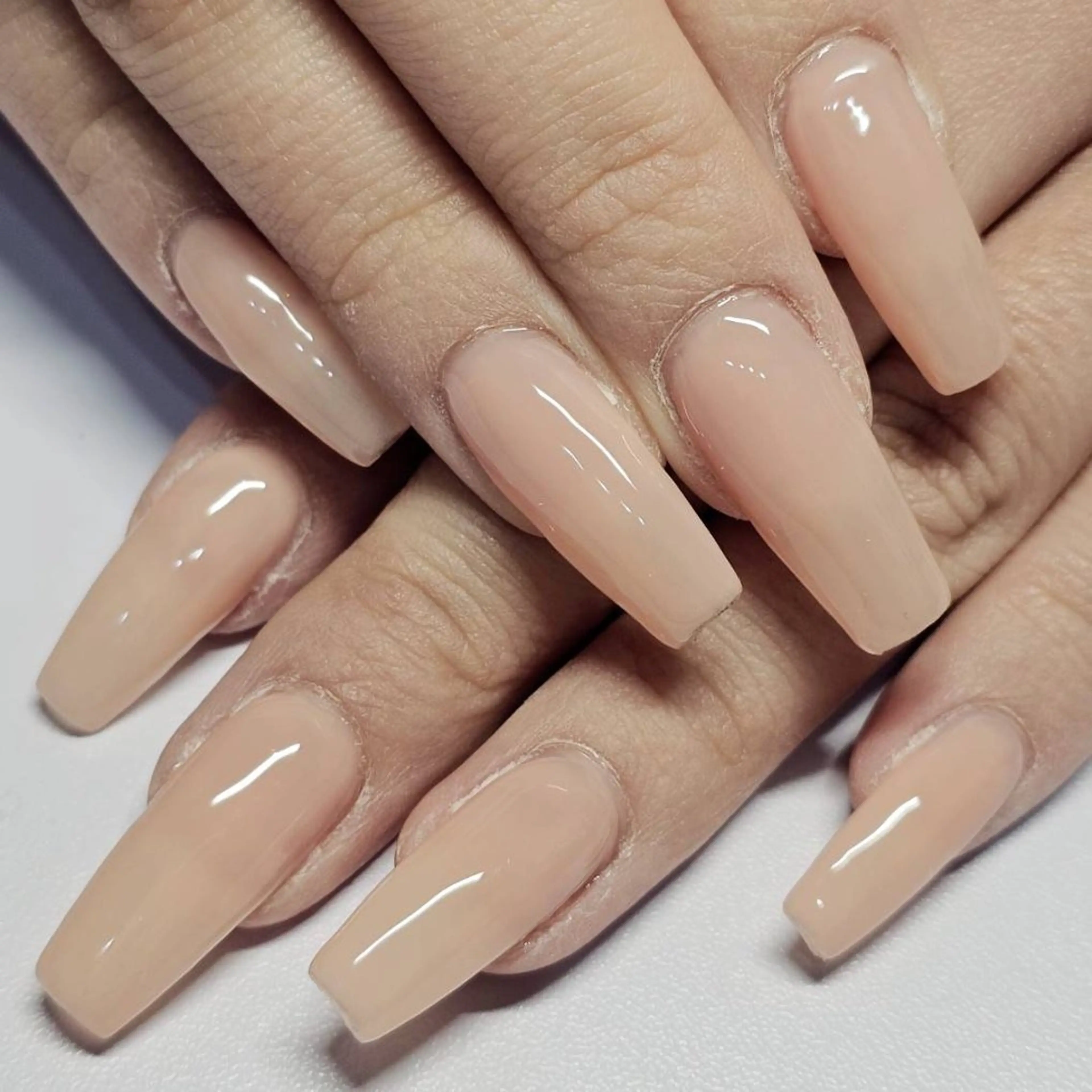 ネイル オフィスネイル ワンカラーネイル 黄色 ハンドネイル よしだ ひろきのネイルデザイン