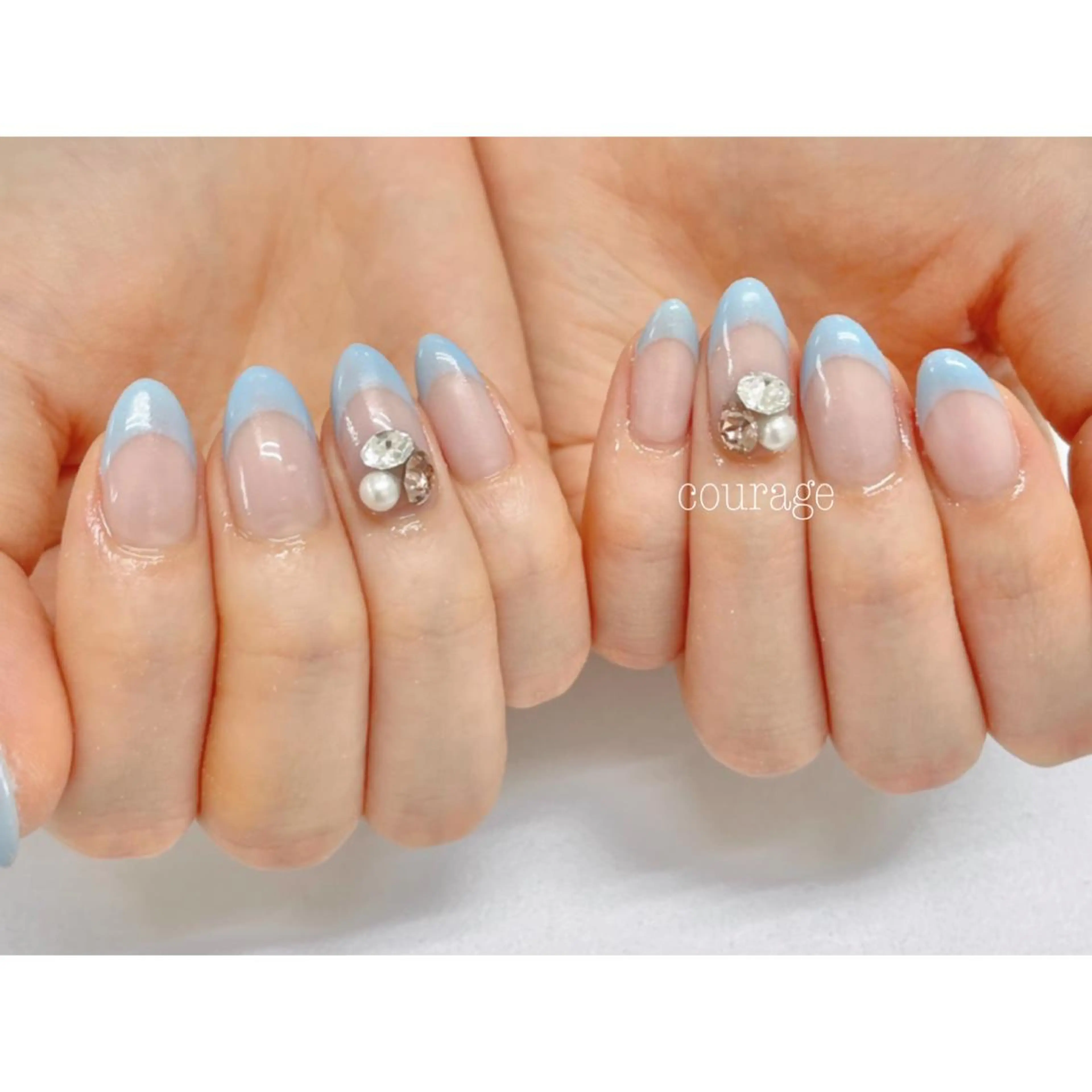 ネイル フレンチネイル ハンドネイル ネイルサロンcourage所属・ネイルサロン courageのネイルデザイン