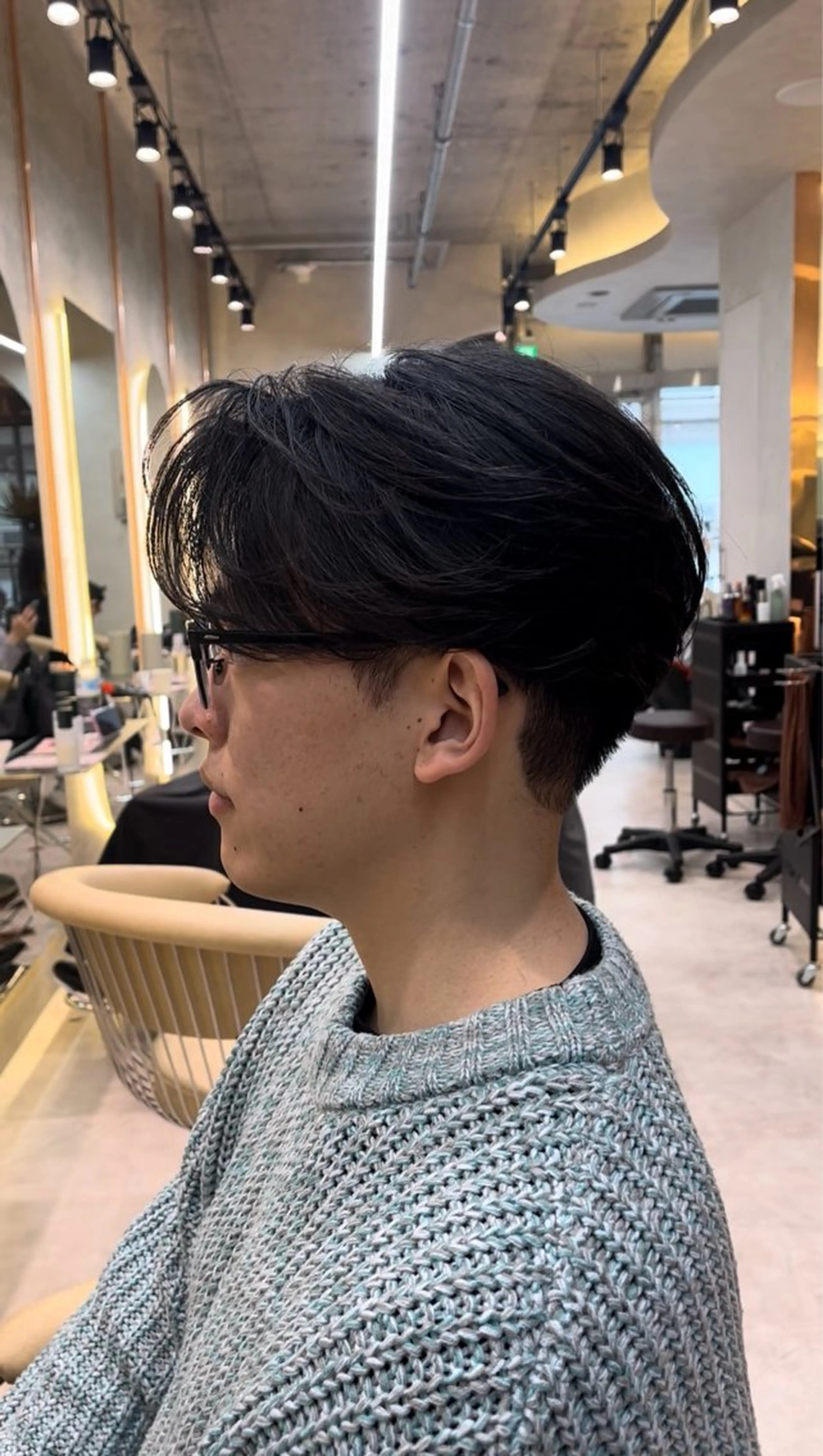 ショート パーマ ヘアアレンジ メンズ カット パーマ トリートメント 久米 春輝のヘアスタイル