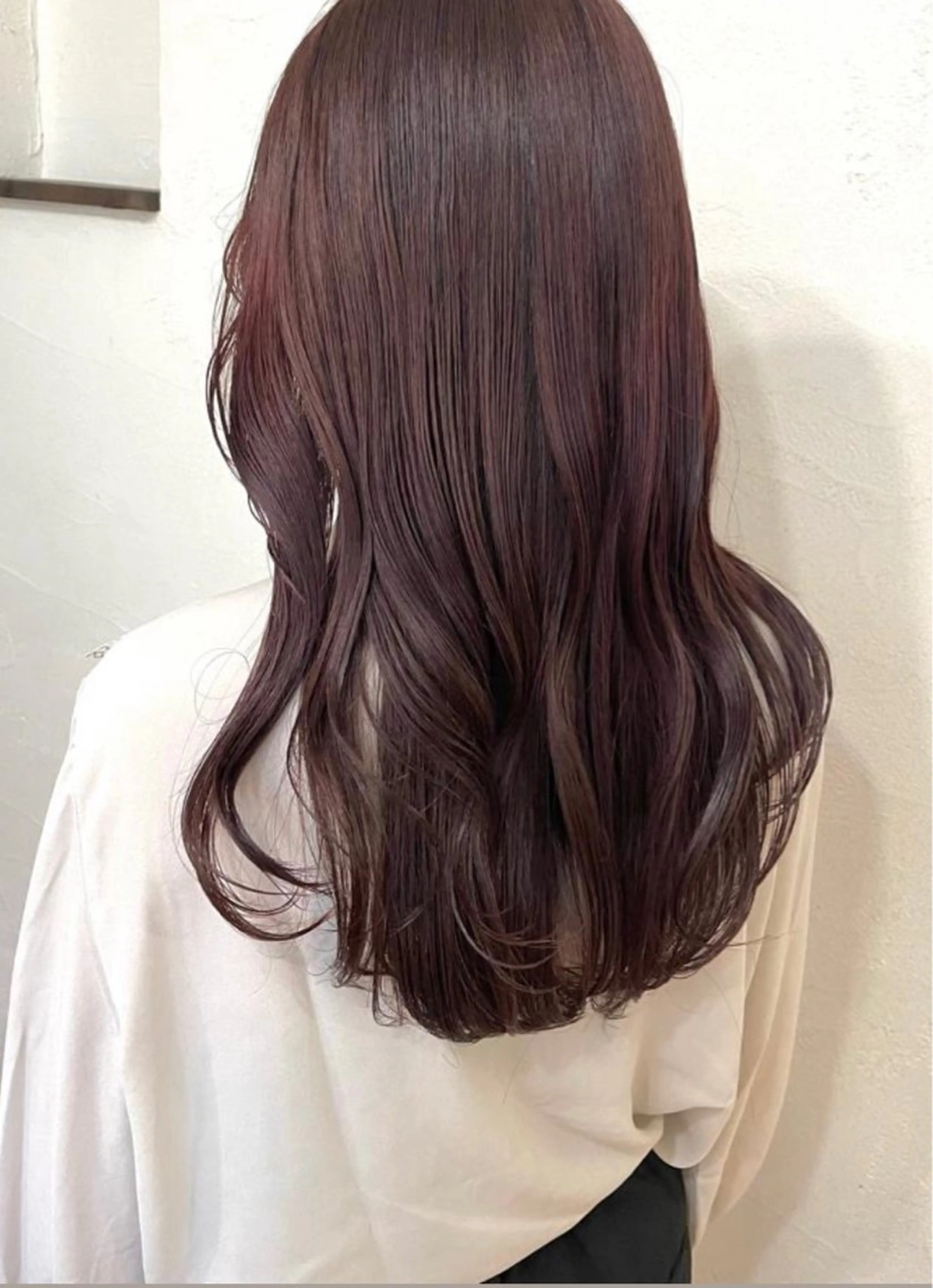 セミロング ラベンダーベージュ 【史上最高】口コミ No.1/ナツキのヘアスタイル