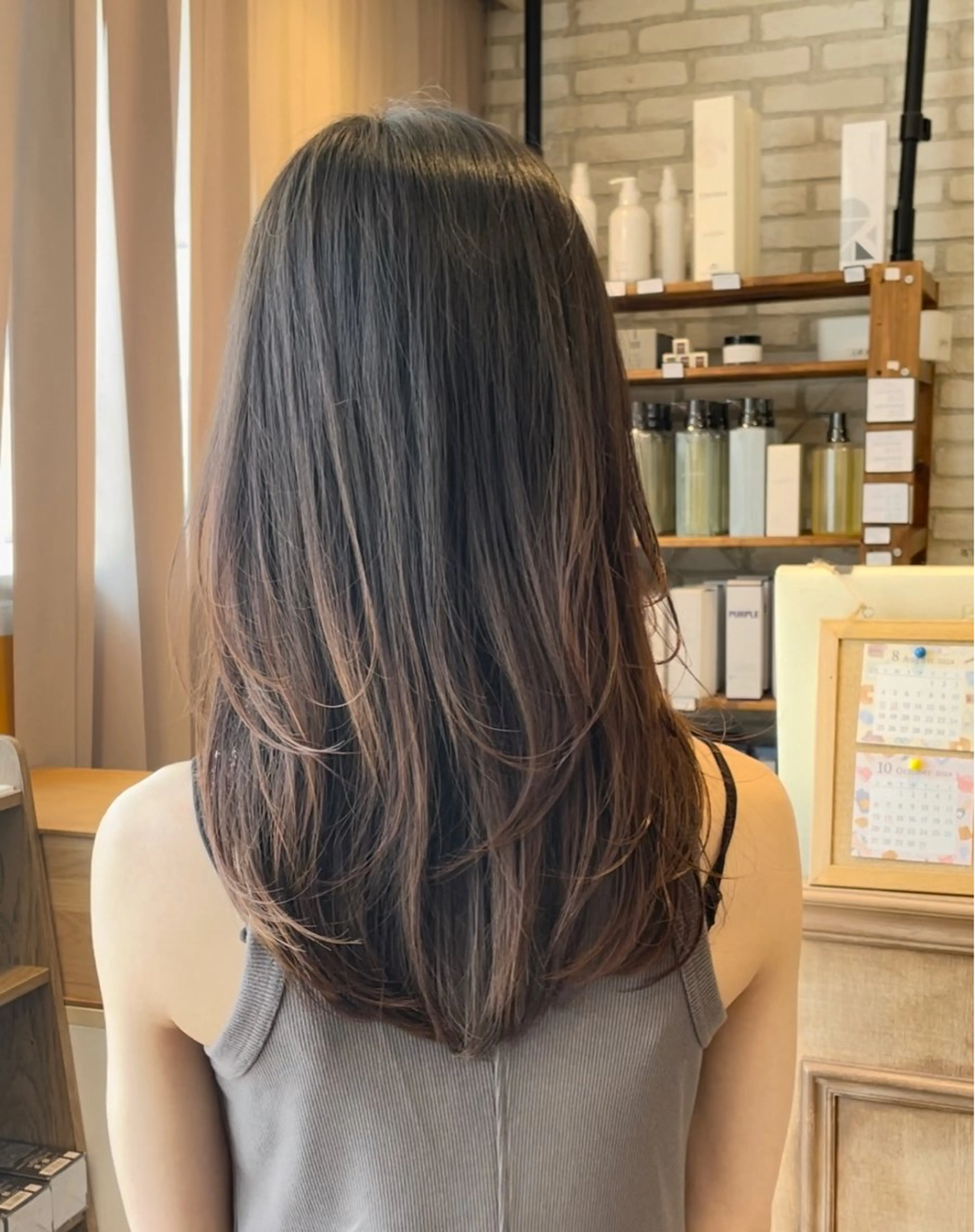 ロング レイヤーカット カット ✨横須賀髪質改善✨️ 加藤 百音のヘアスタイル