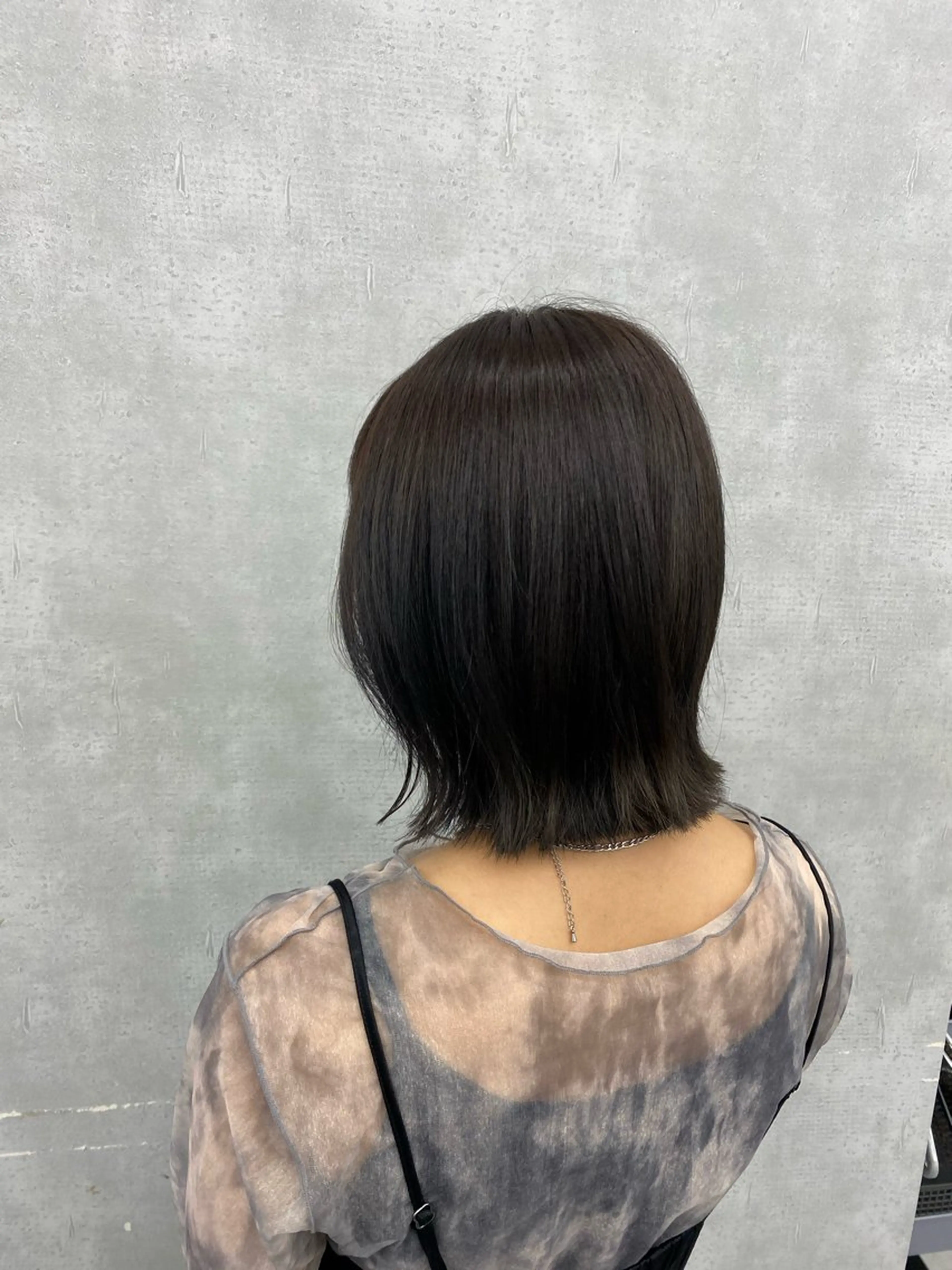 カラー 京都レイヤーカット うえひのヘアスタイル