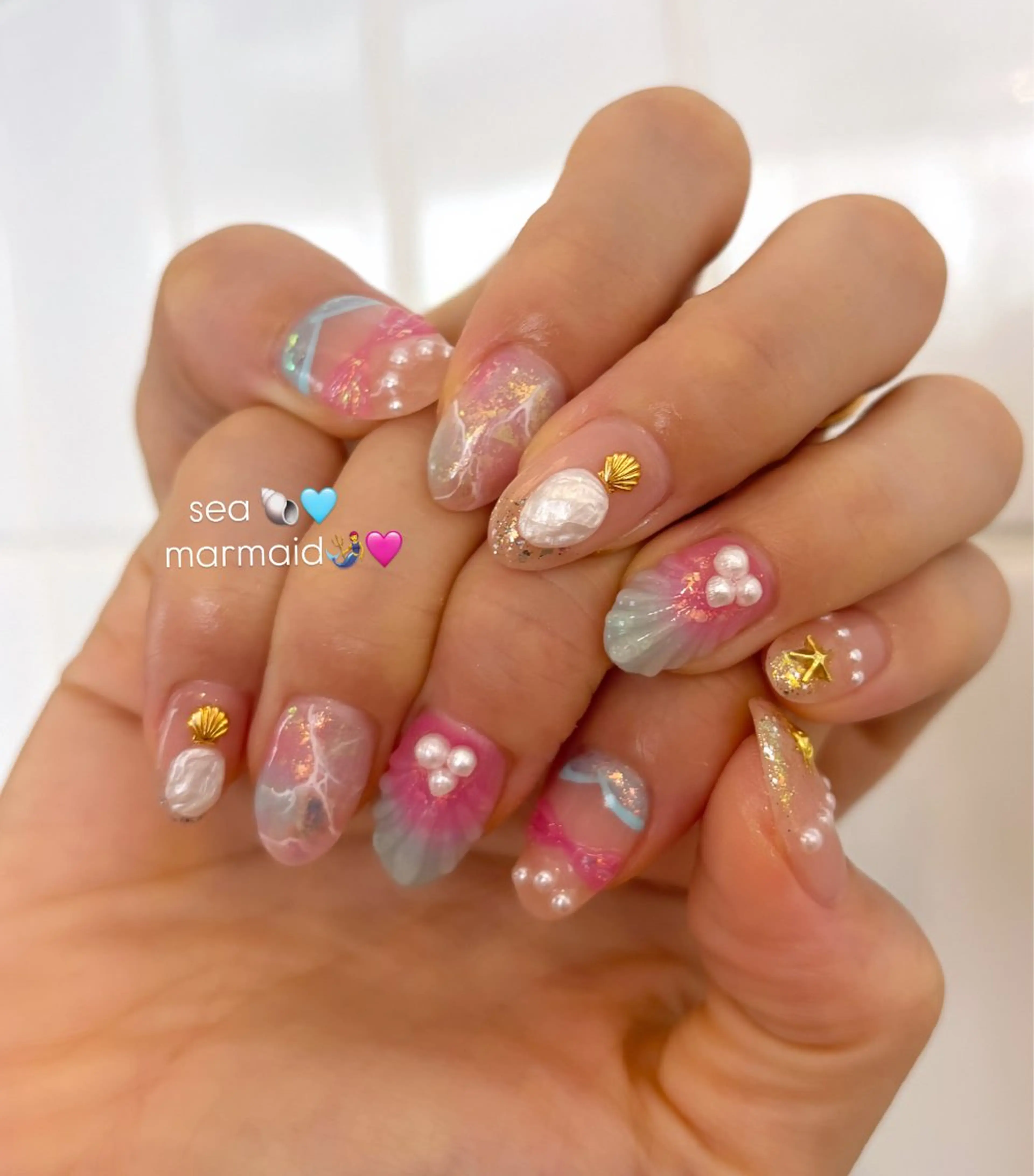 ネイル 持ち込み ハンドネイル Ballie/ Mizukiのネイルデザイン