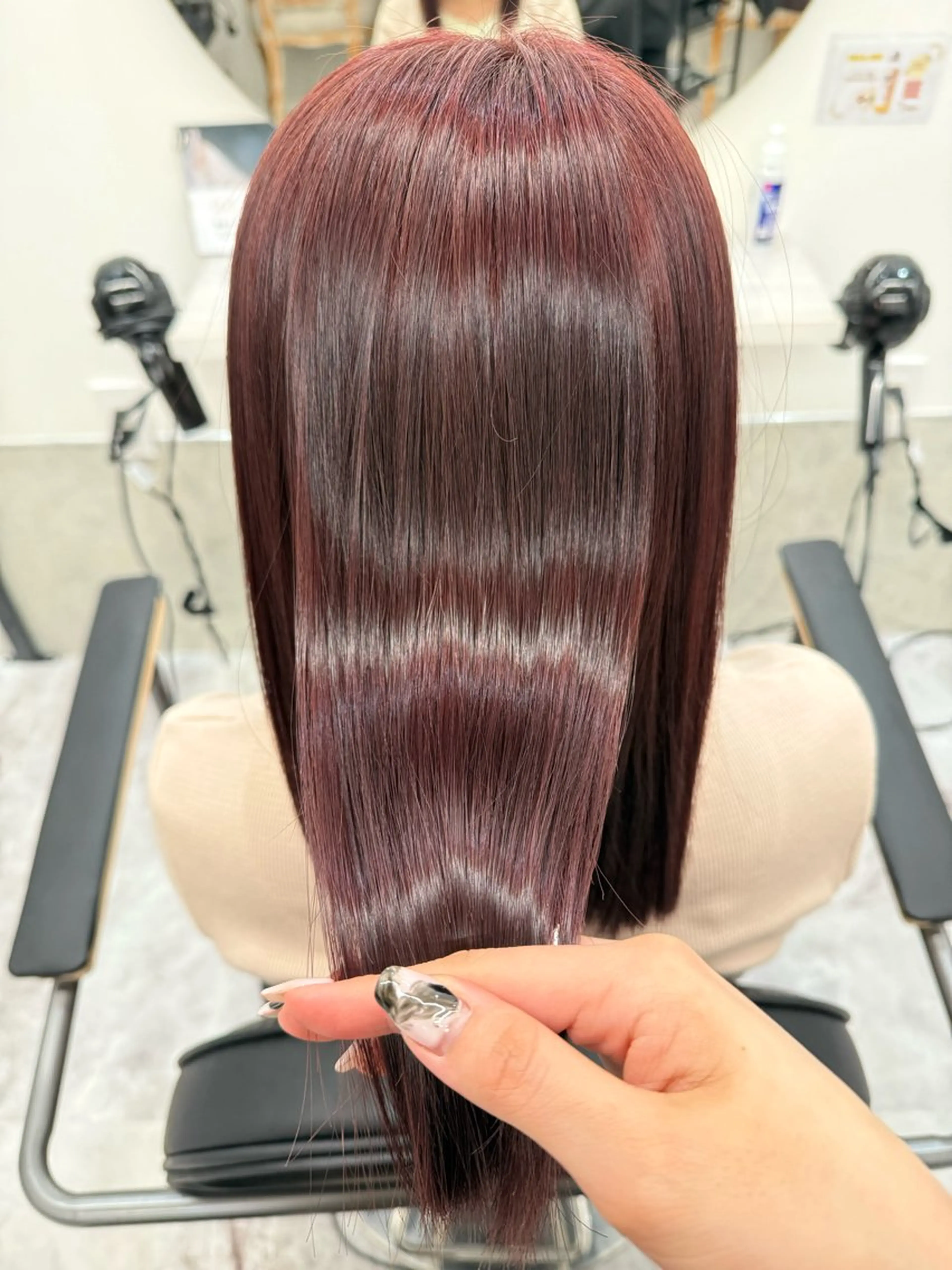 ミディアム カラー トリートメント カット ヘアカラー トリートメント 髪質改善 Chihiro🫧のヘアスタイル