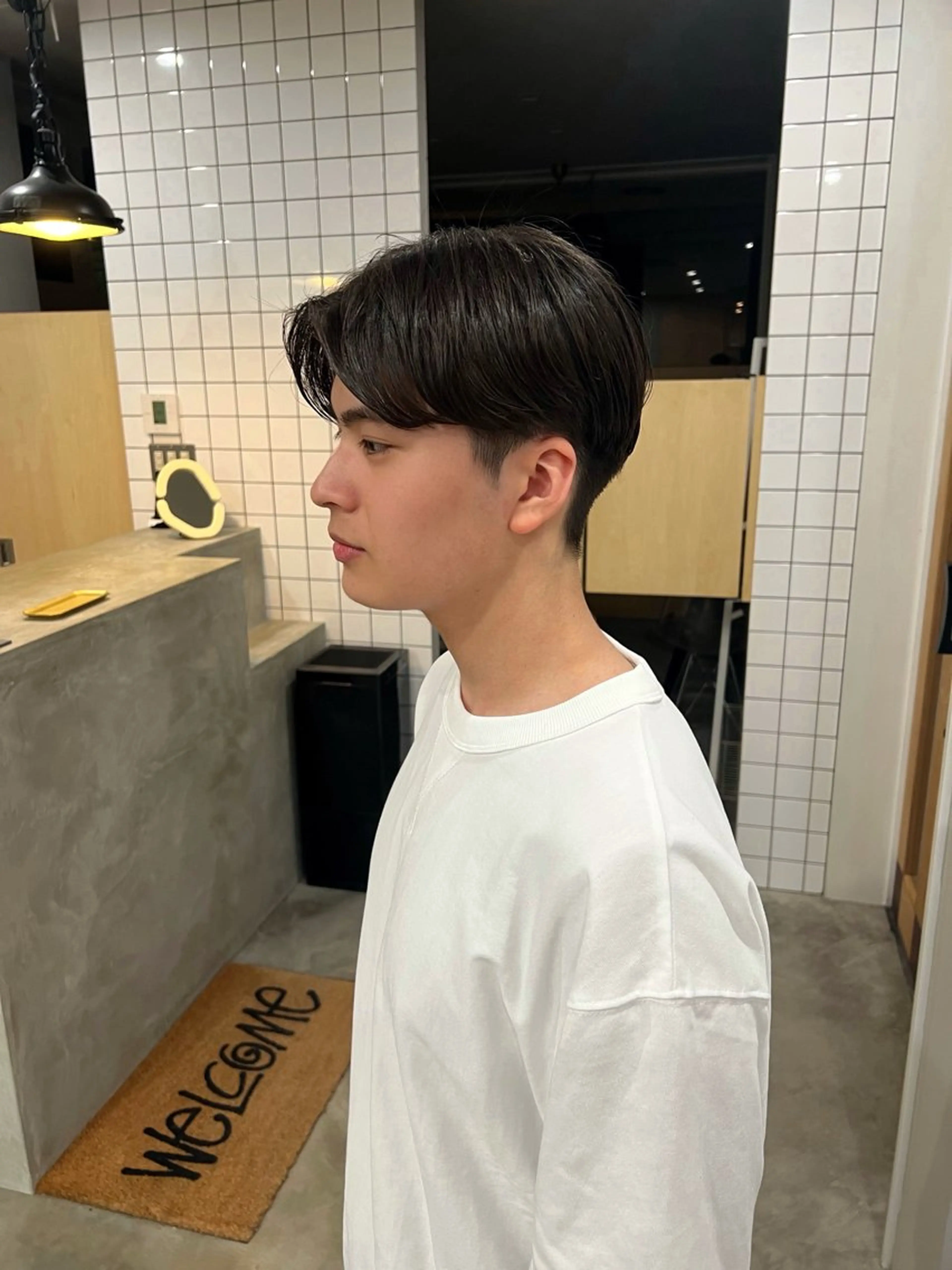 メンズ センターパート Rondo.Hair所属・西山 幸奈のヘアスタイル