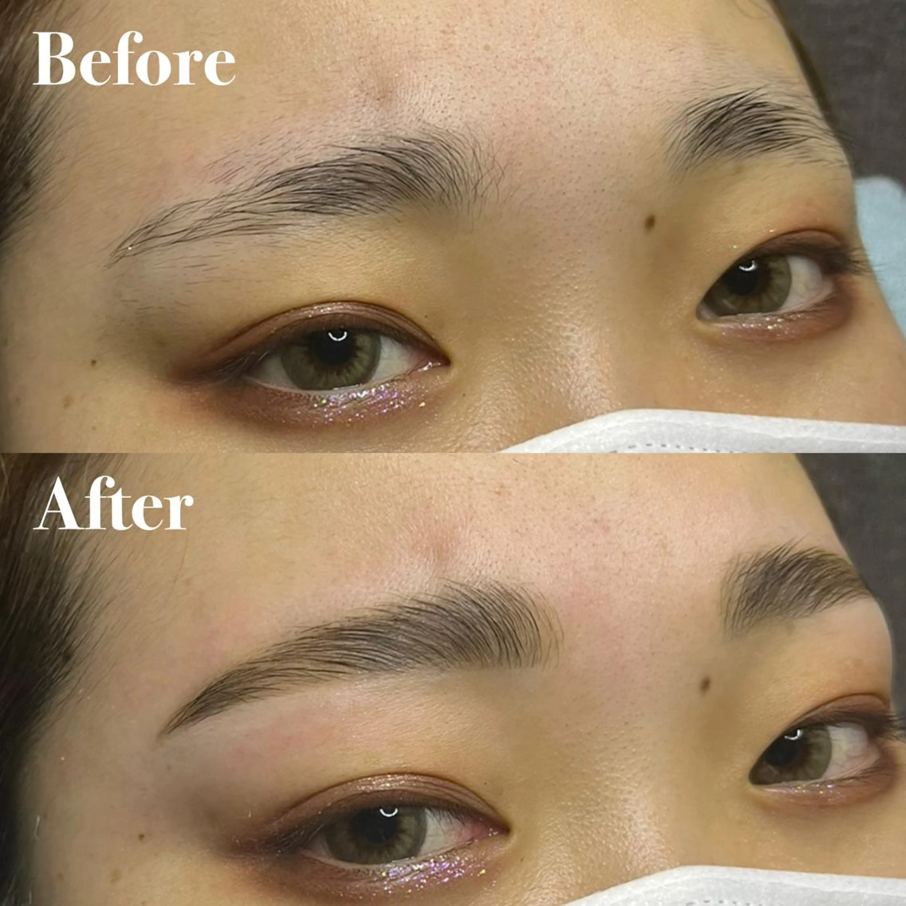 アイブロウ ハリウッドブロウリフト 眉毛と韓国肌質改善 サロン　和泉府中のエステ・リラクイメージ