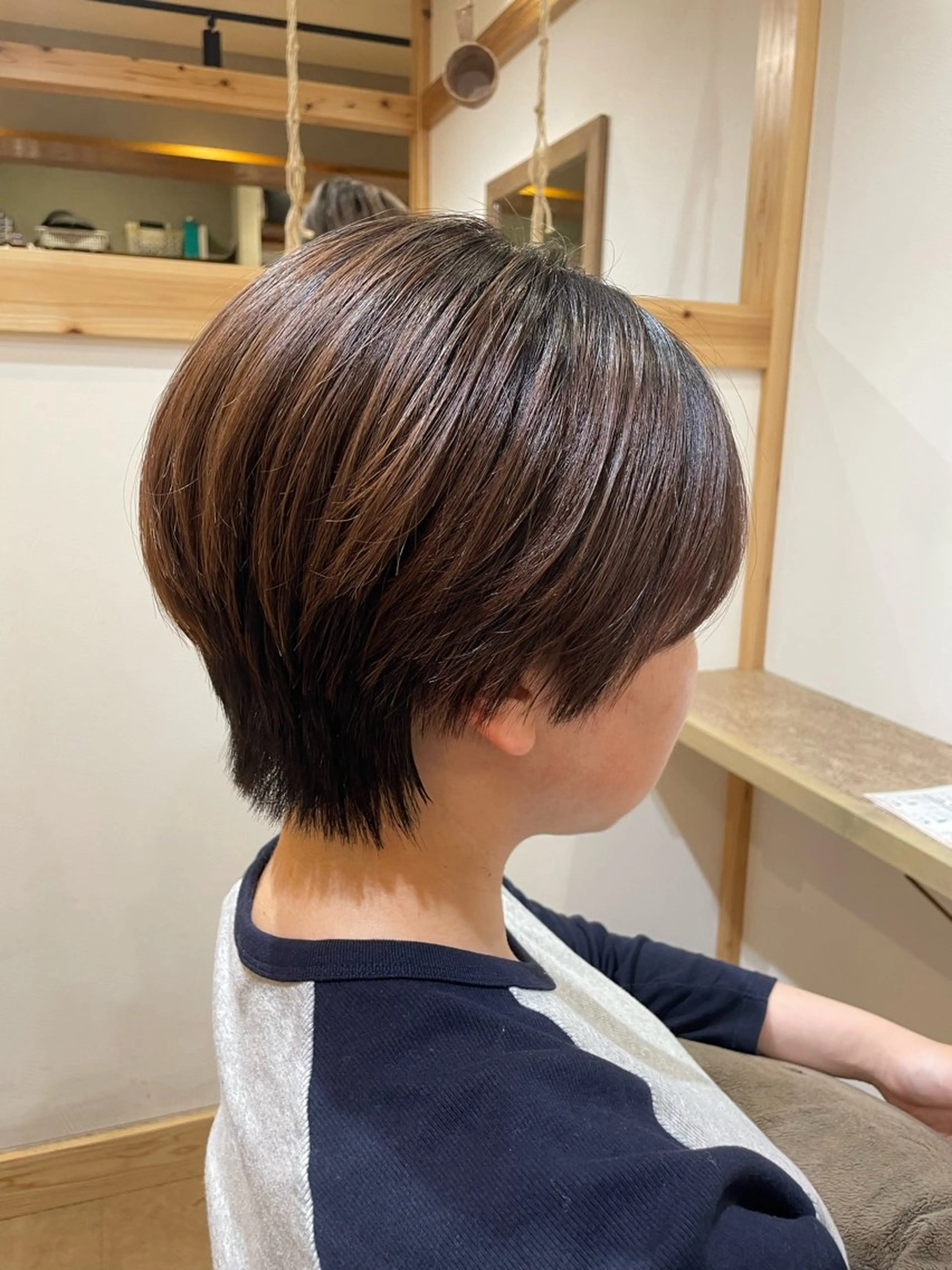 ショート カット パーマ 山口里莉 /パーマモデル募集のヘアスタイル