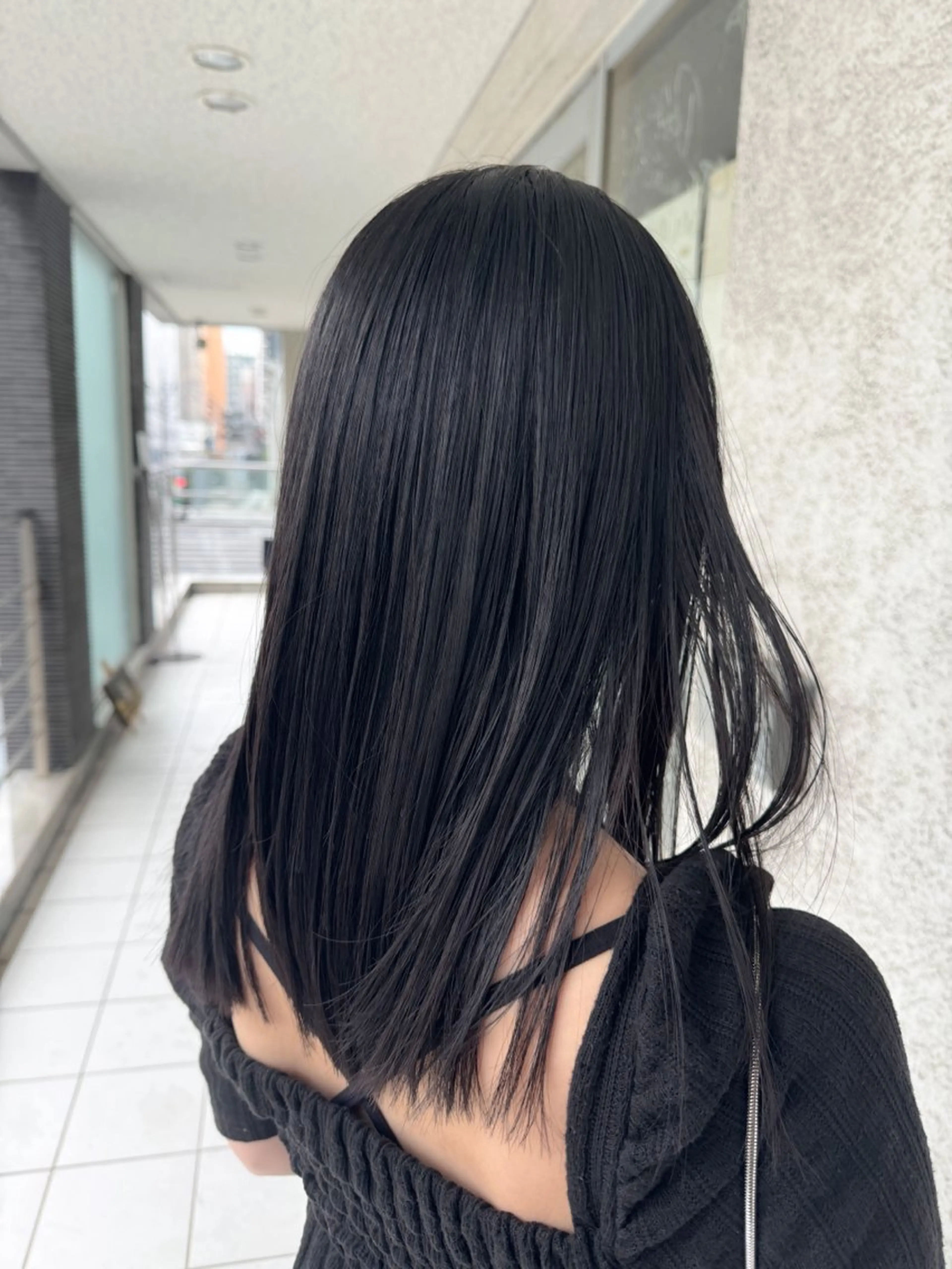 セミロング カラー 椎葉 祐也のヘアスタイル