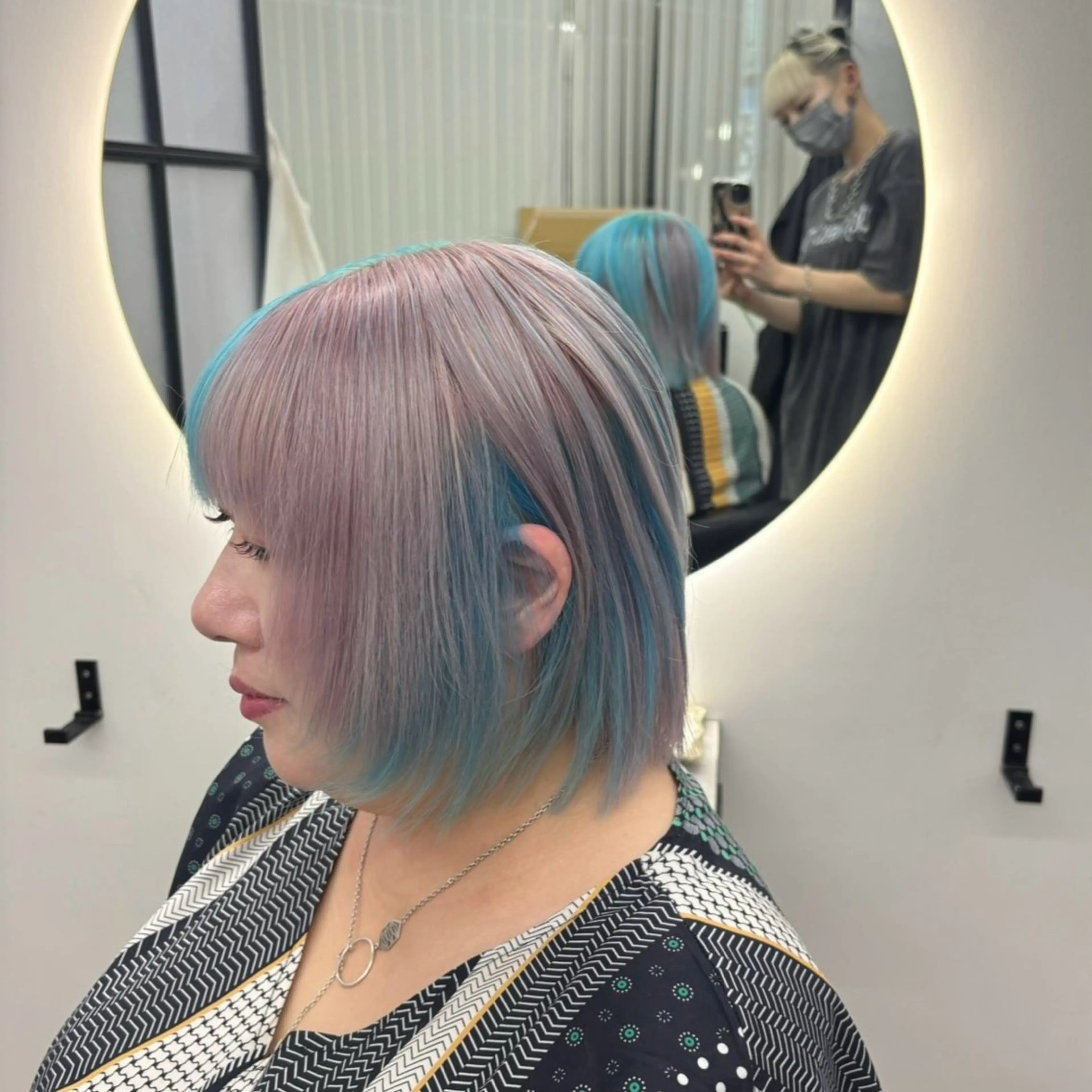 ミディアム カラー ヘアカラー Ren. 🦋デザインカラーのヘアスタイル