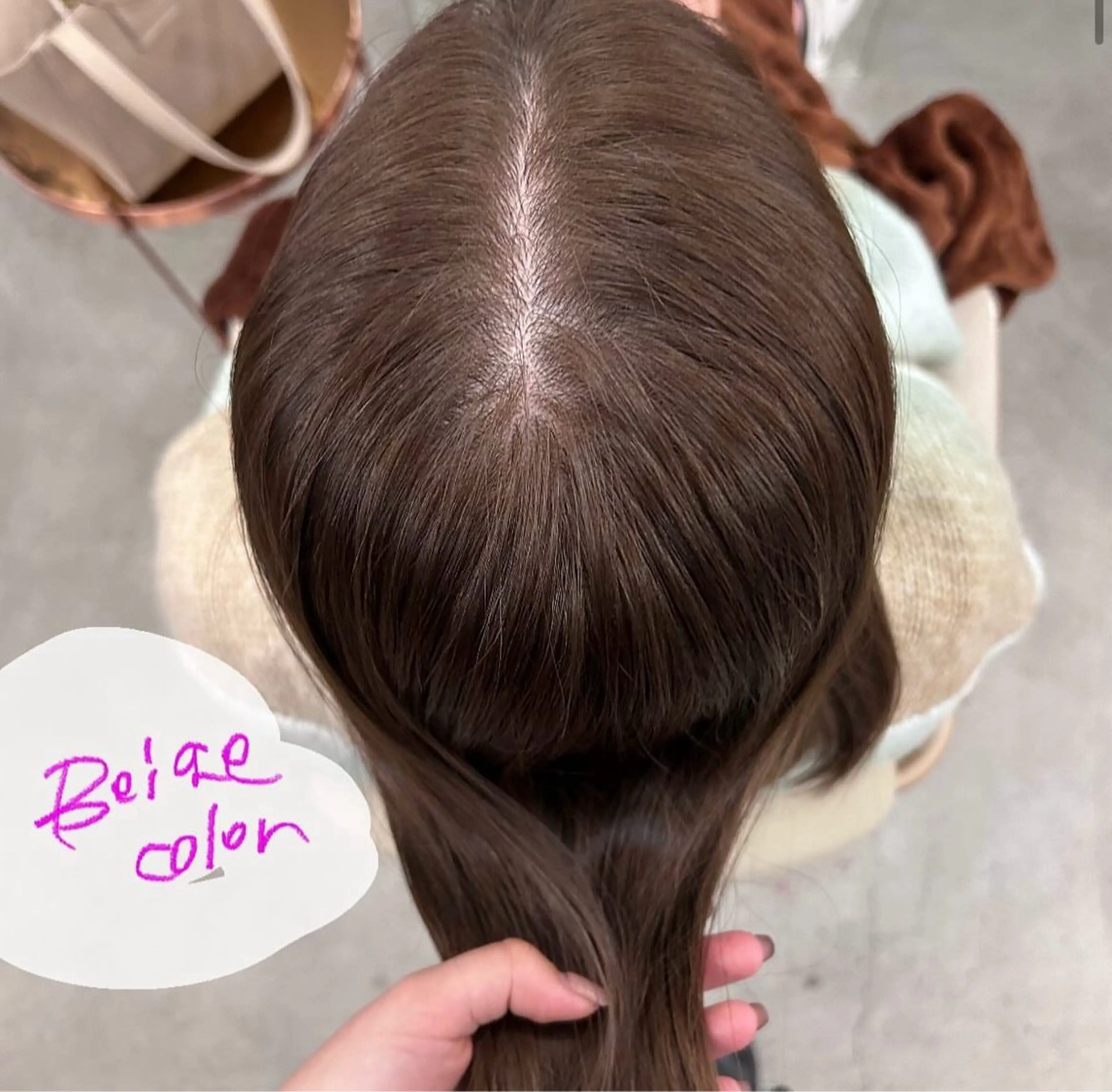 ミディアム カラー and c yumeのヘアスタイル