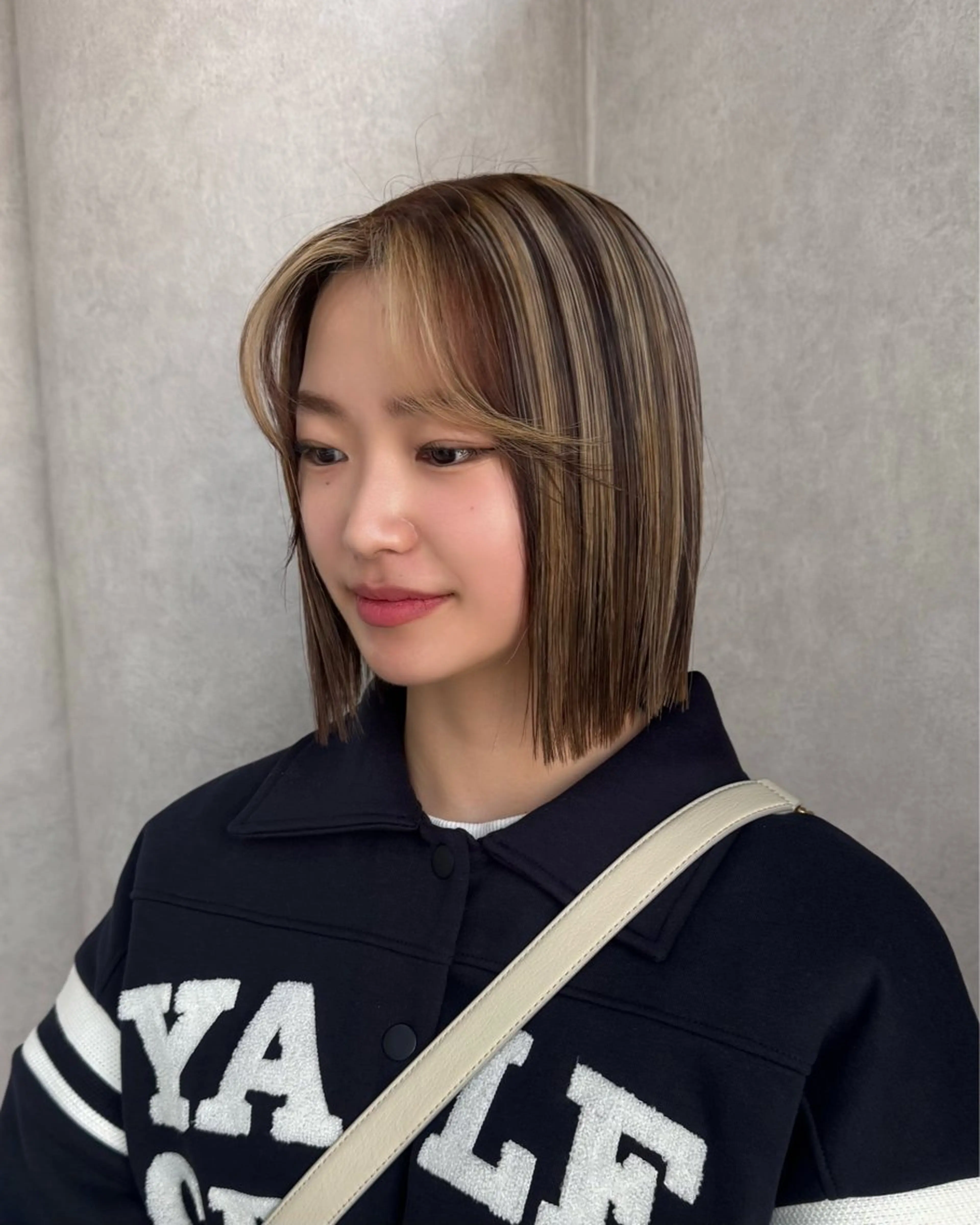 ショート ハイライト 梅田トレンドレイヤー RISA🎀💕のヘアスタイル