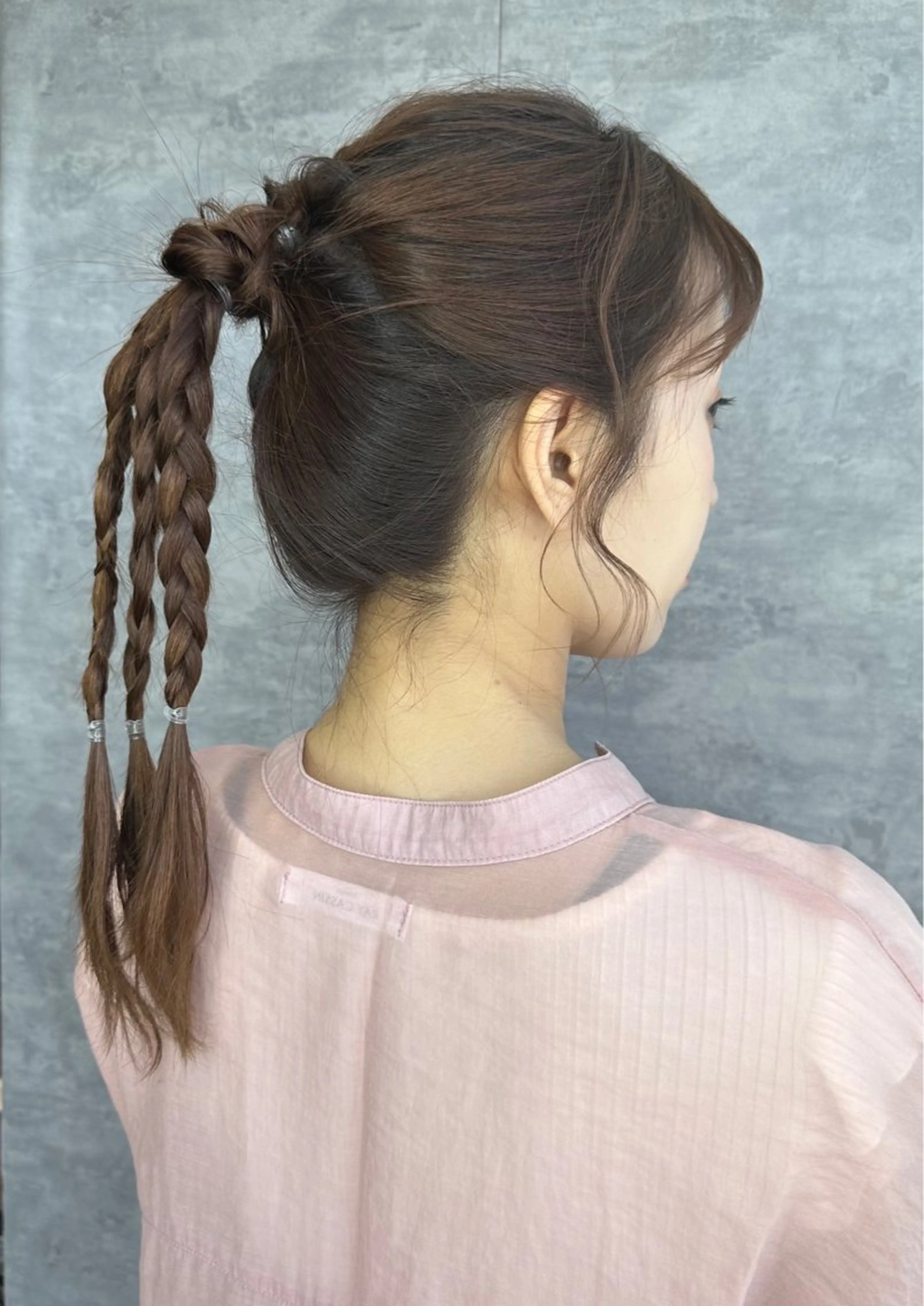 セミロング ヘアアレンジ ひな ALBA🐰三鷹のヘアスタイル