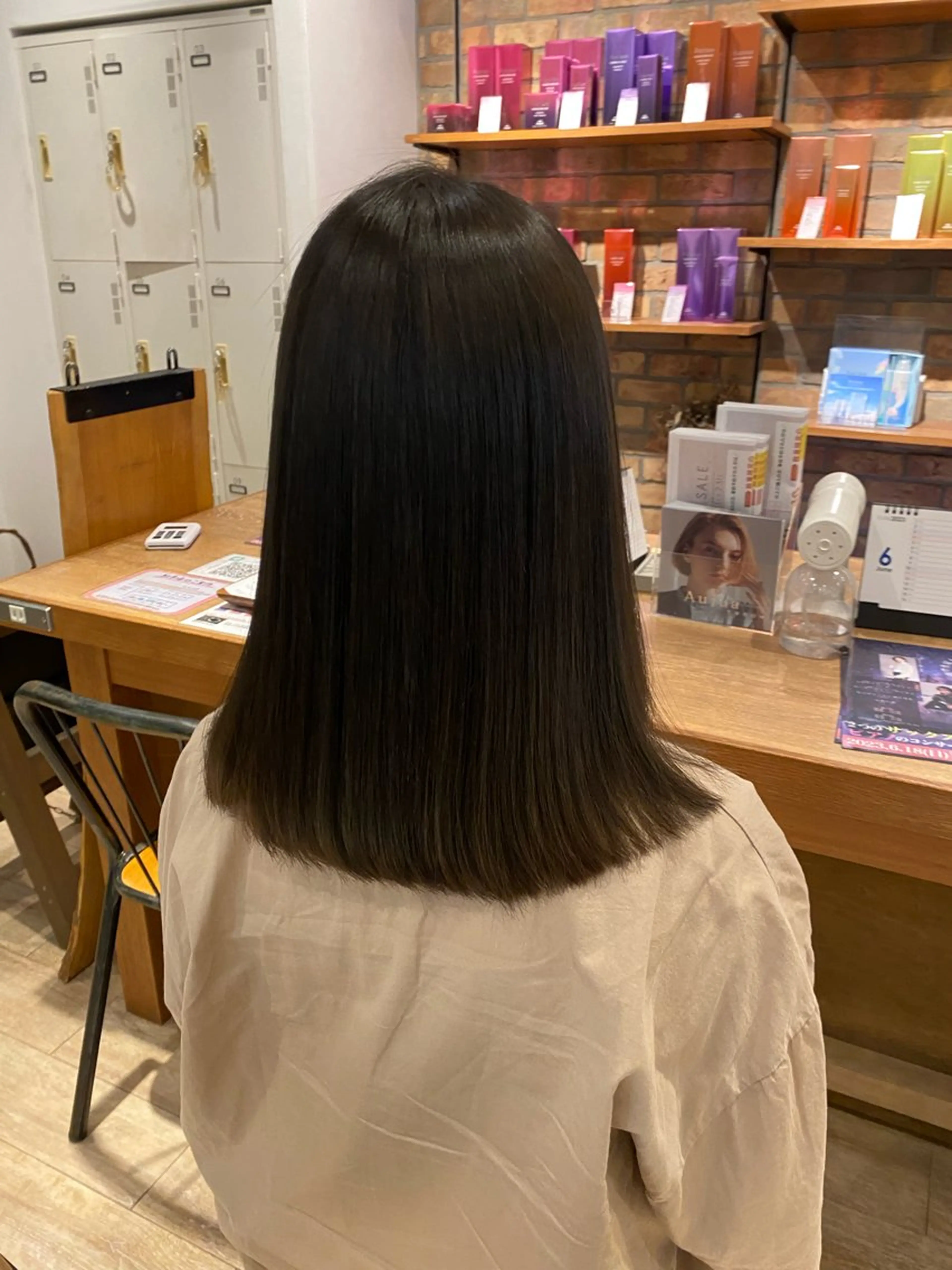 セミロング カラー 🪞艶カラー/ボブ/ 矯正/高橋亜実🪞のヘアスタイル