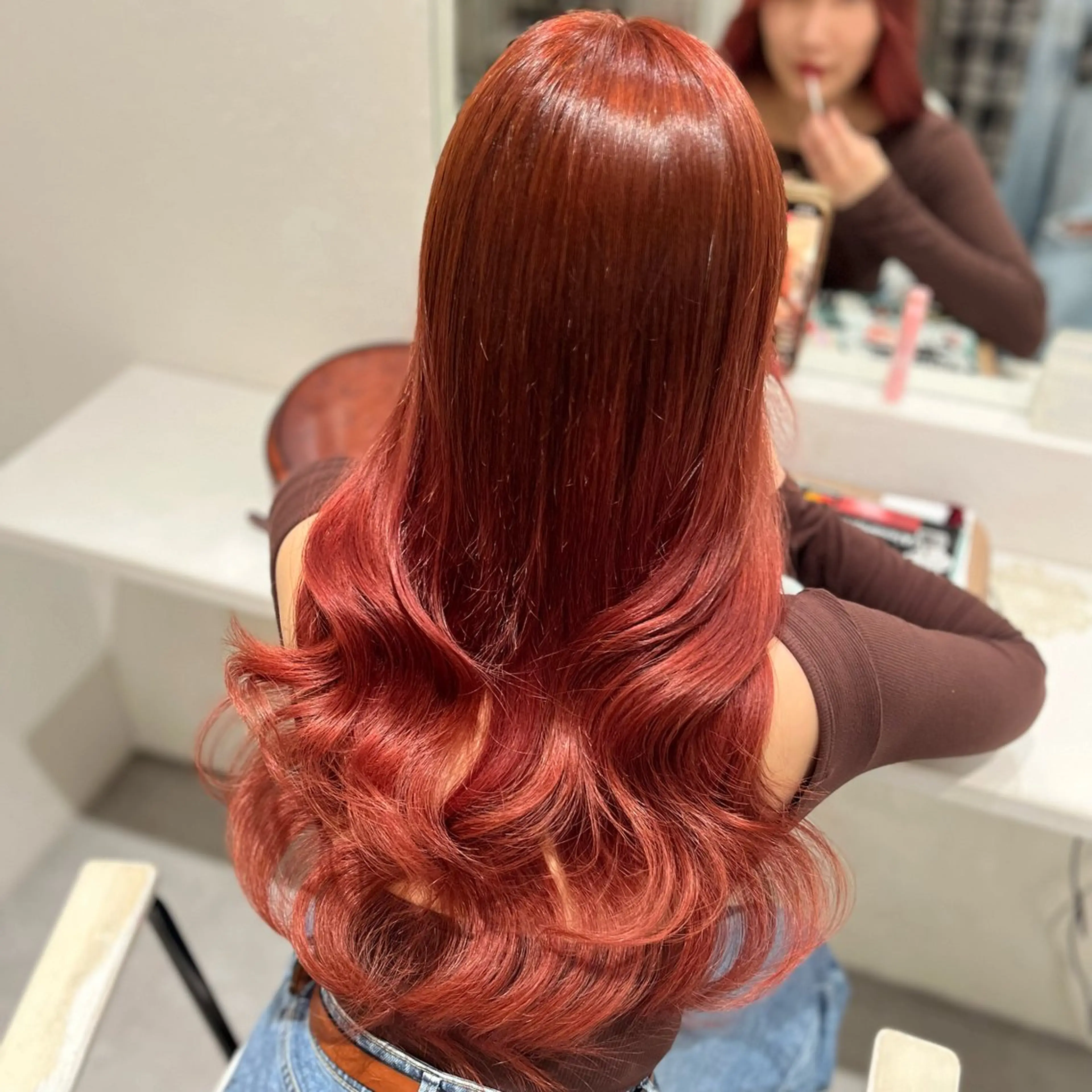 〖ロングヘアの方向け✨️〗ワンホンから韓国風まで可愛く仕上げます❣️お出かけ前の巻き髪お任せ下さい💖の写真