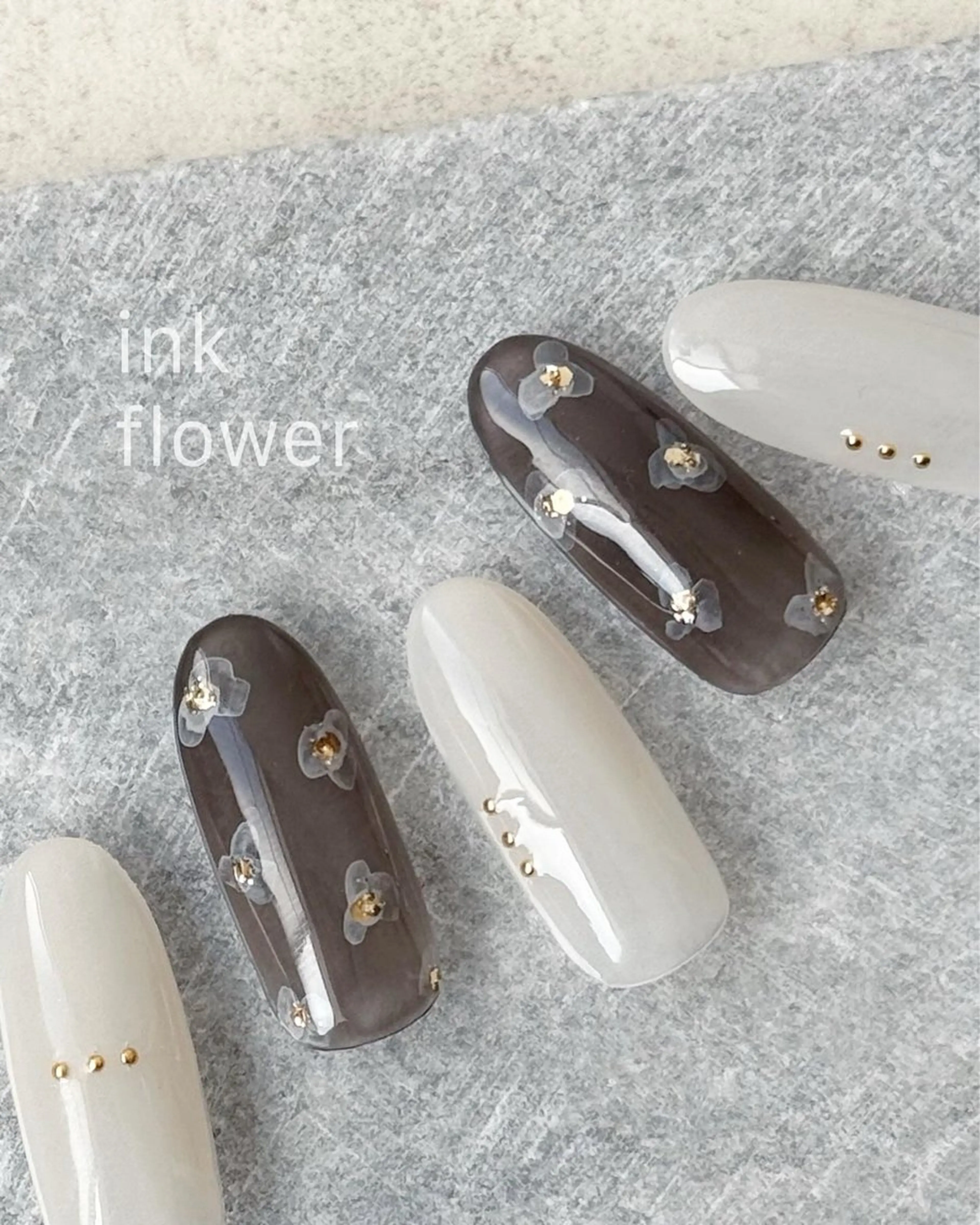 ネイル フラワーネイル ニュアンスネイル ハンドネイル nail wrk.所属・nail wrk. /JUNのネイルデザイン
