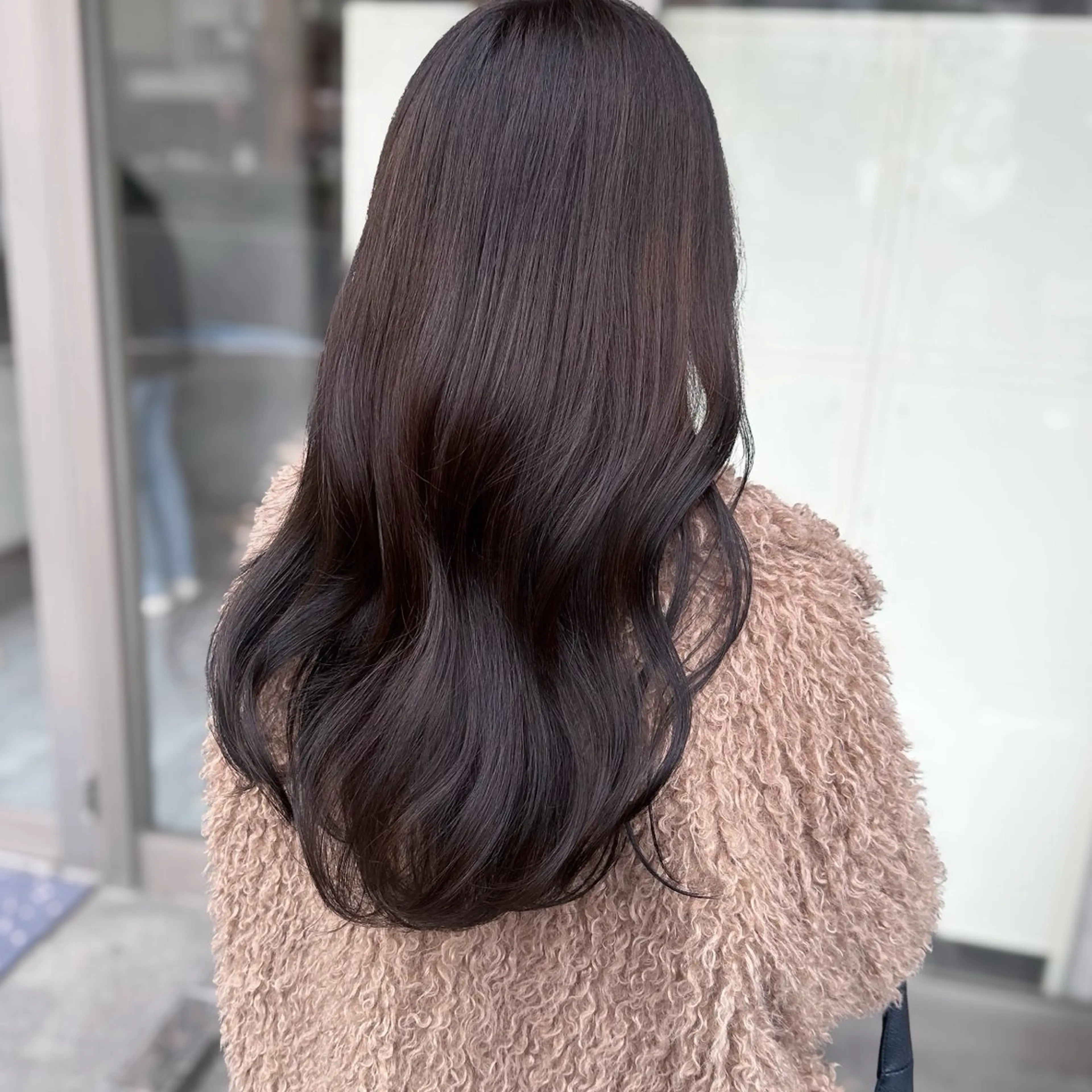 ロング カラー ブラウンカラー ラベンダーカラー 韓国風ヘア ヘアカラー トリートメント 高橋 みく/ minimのヘアスタイル