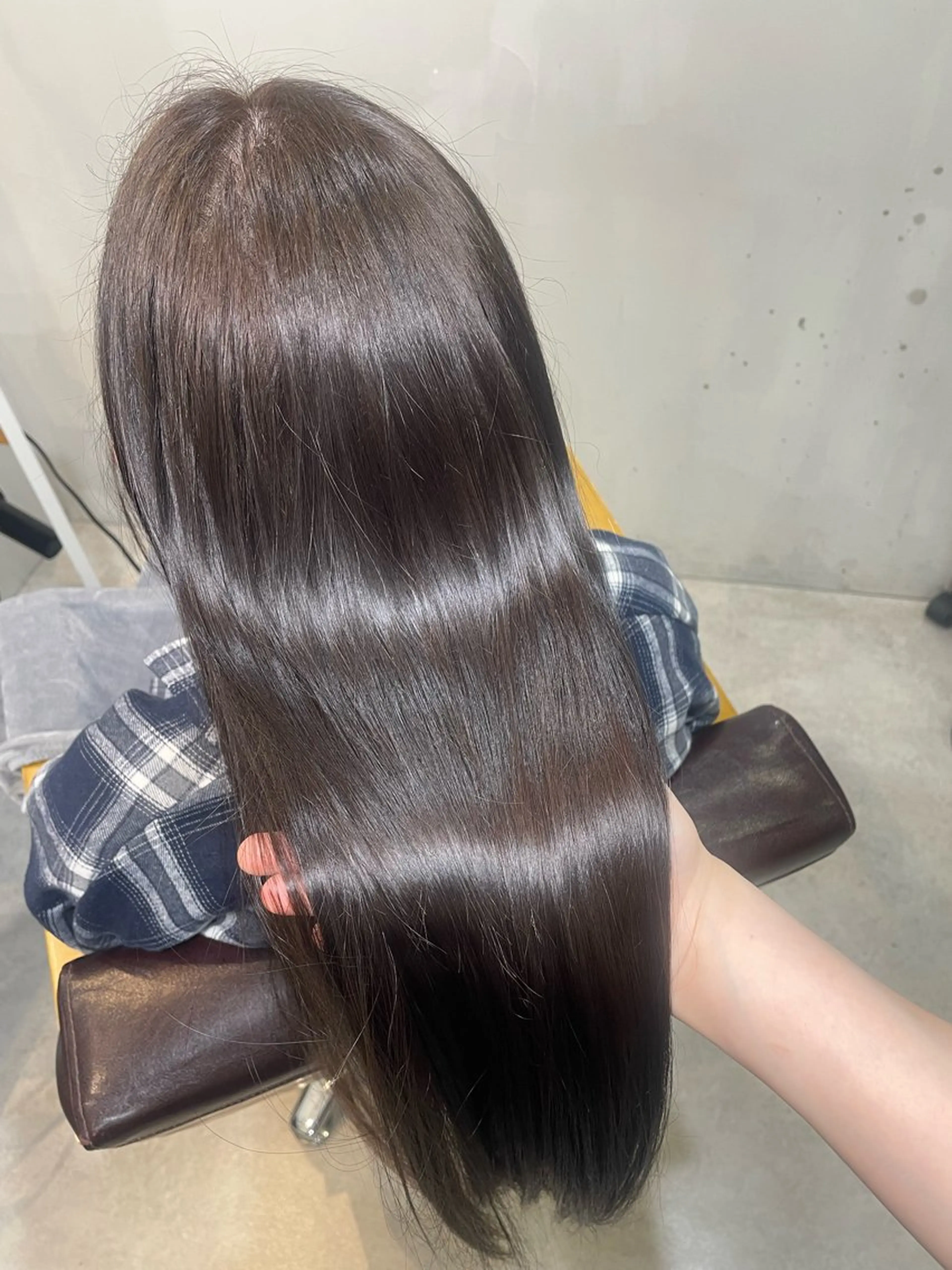 【 ダメージケア💫 】カット+ 髪質改善カラー✨️の写真