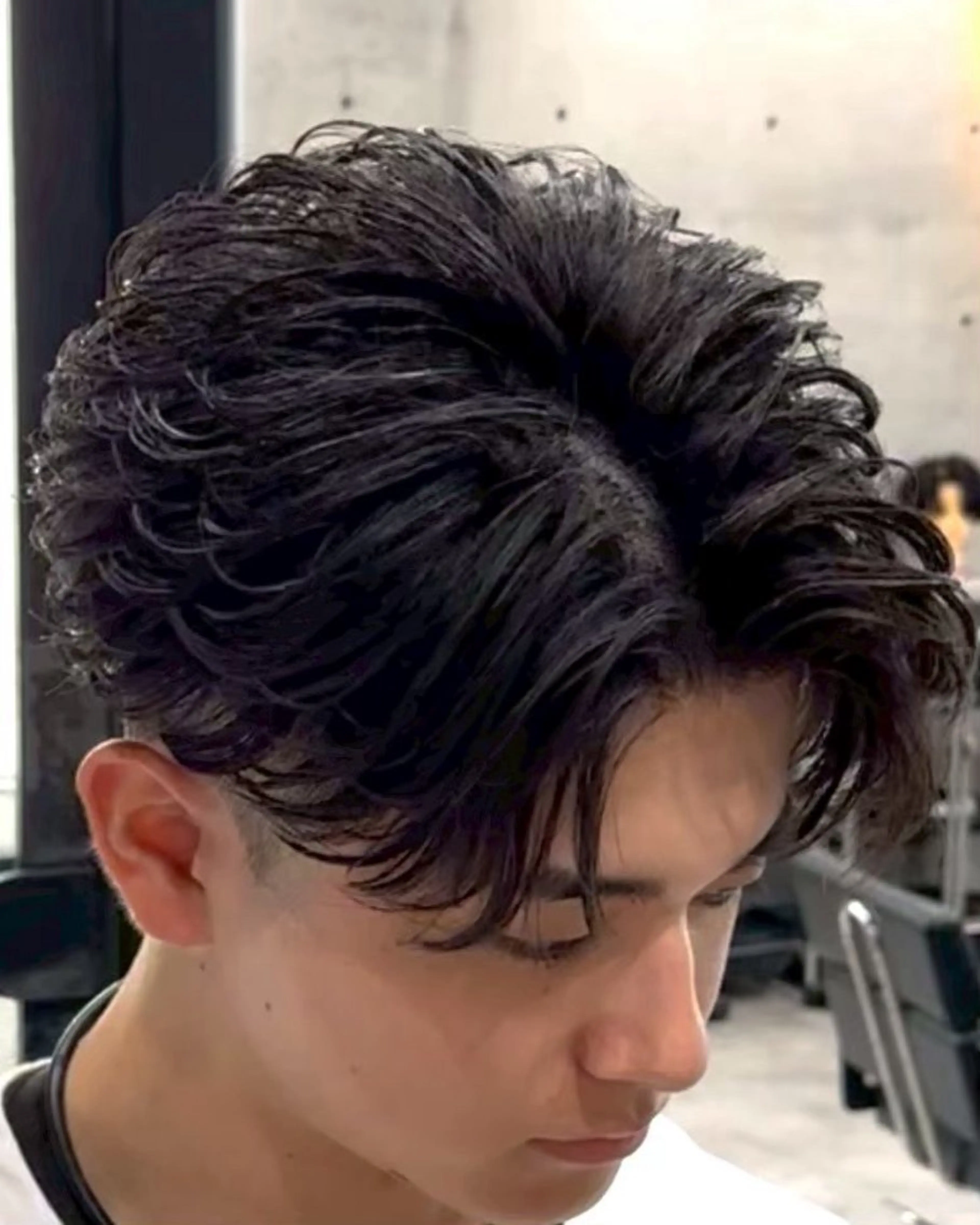 ミディアム メンズ センターパート era本店所属・笹尾 陸/era本店 メンズ美容師のヘアスタイル