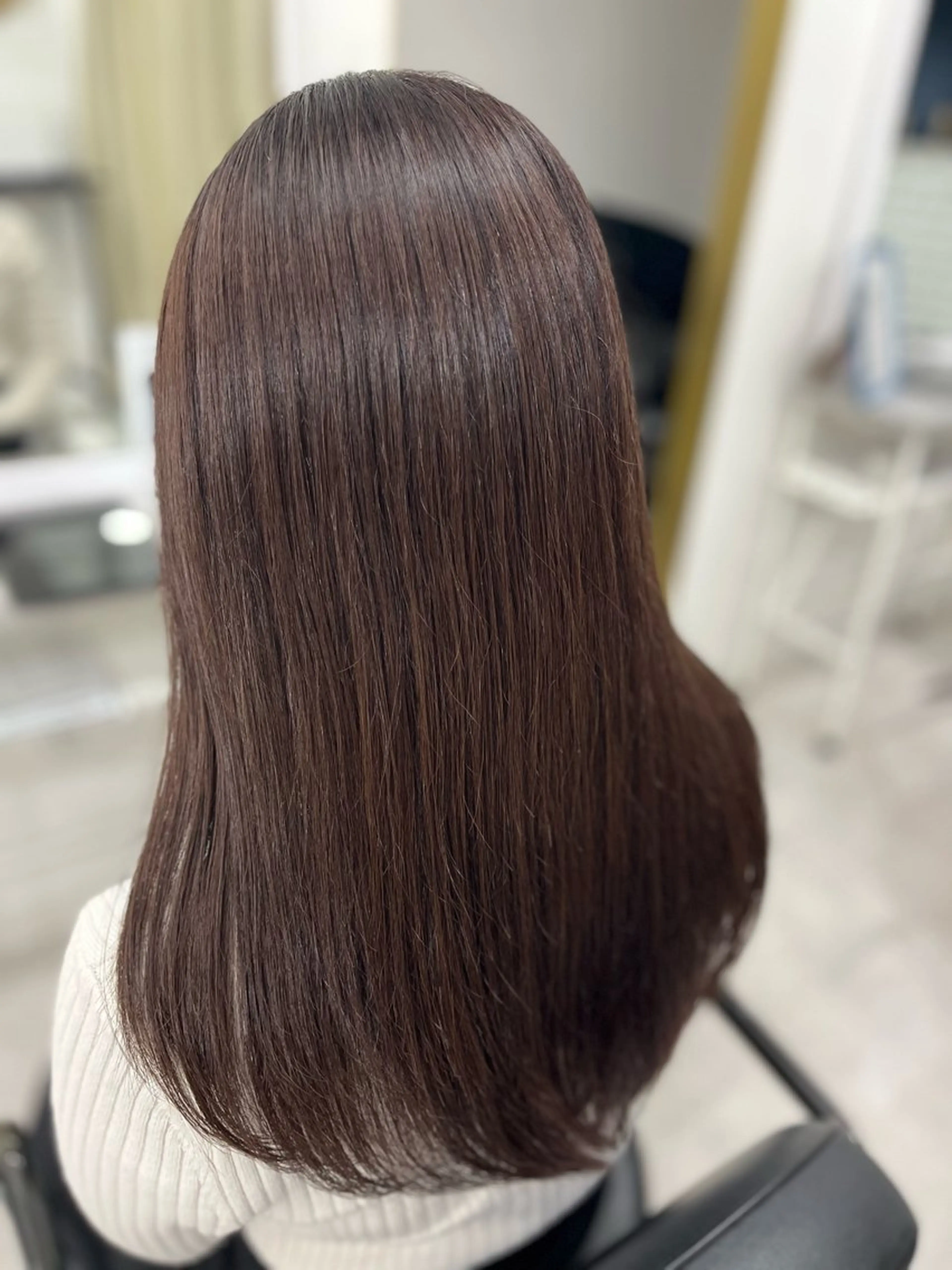 ロング カラー ブラウンカラー ラベンダーカラー カット ヘアカラー トリートメント 🫧ぷる艶カラー🫧 Yuubi🦩のヘアスタイル