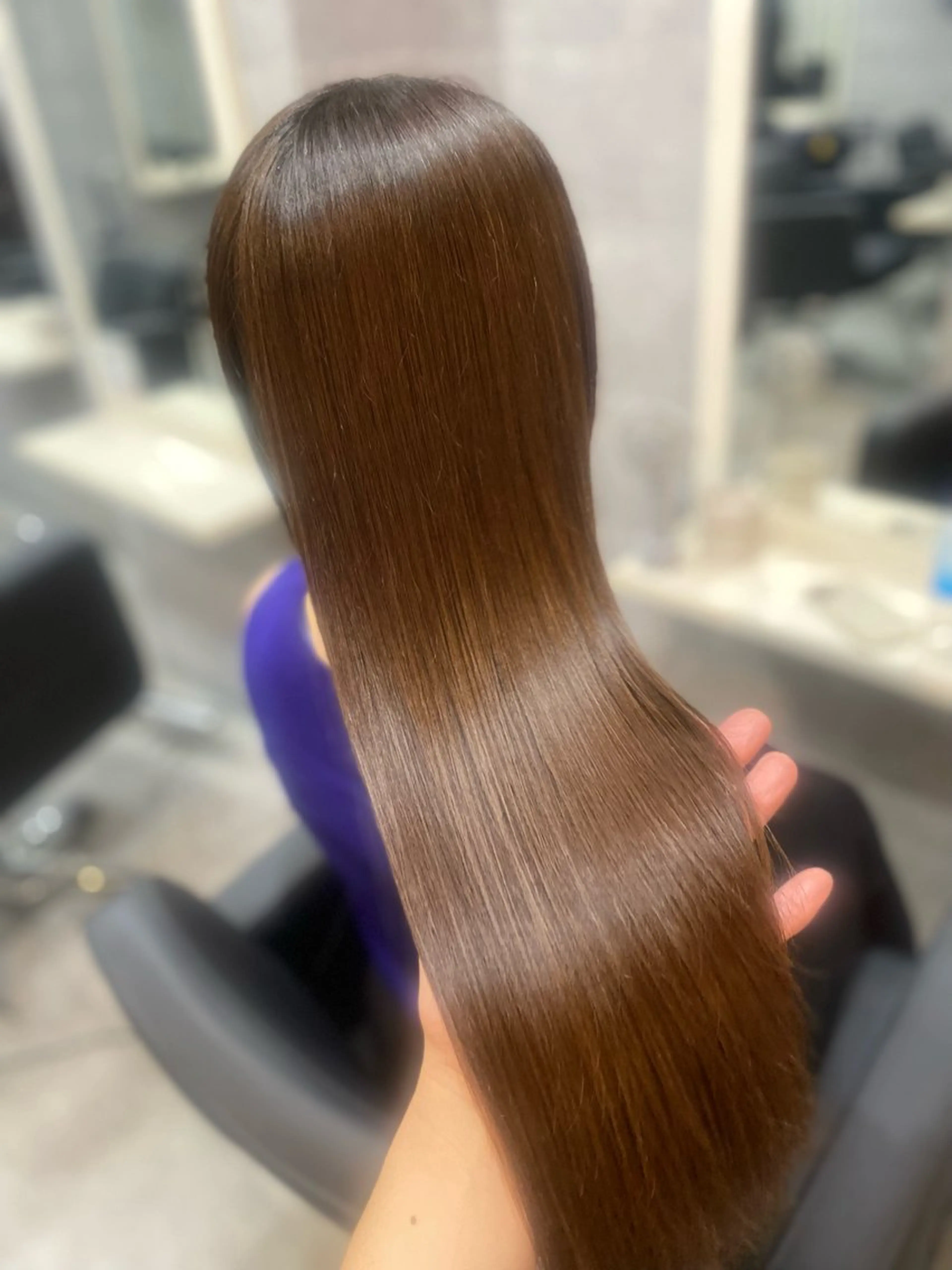 カラー＋最高級髪質改善トリートメント【relusterトリートメント】の写真