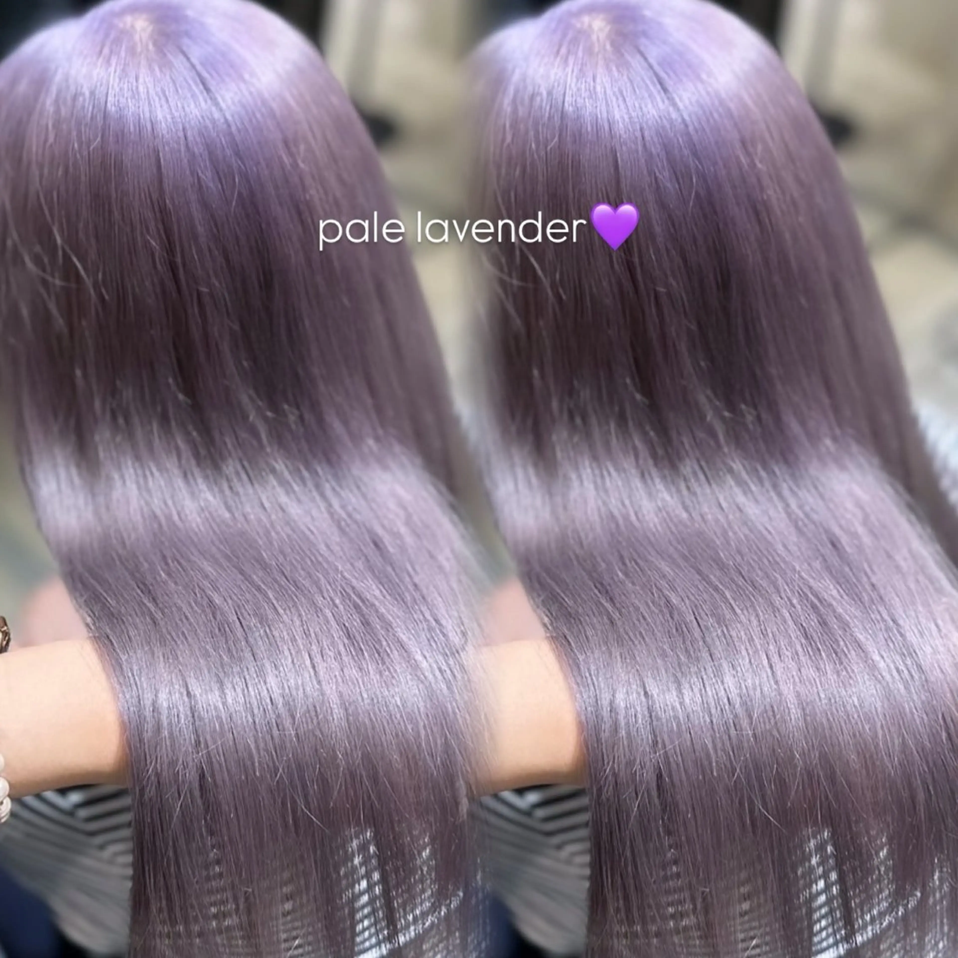 ロング ハイトーン/ミルク ティー🤍reinaのヘアスタイル