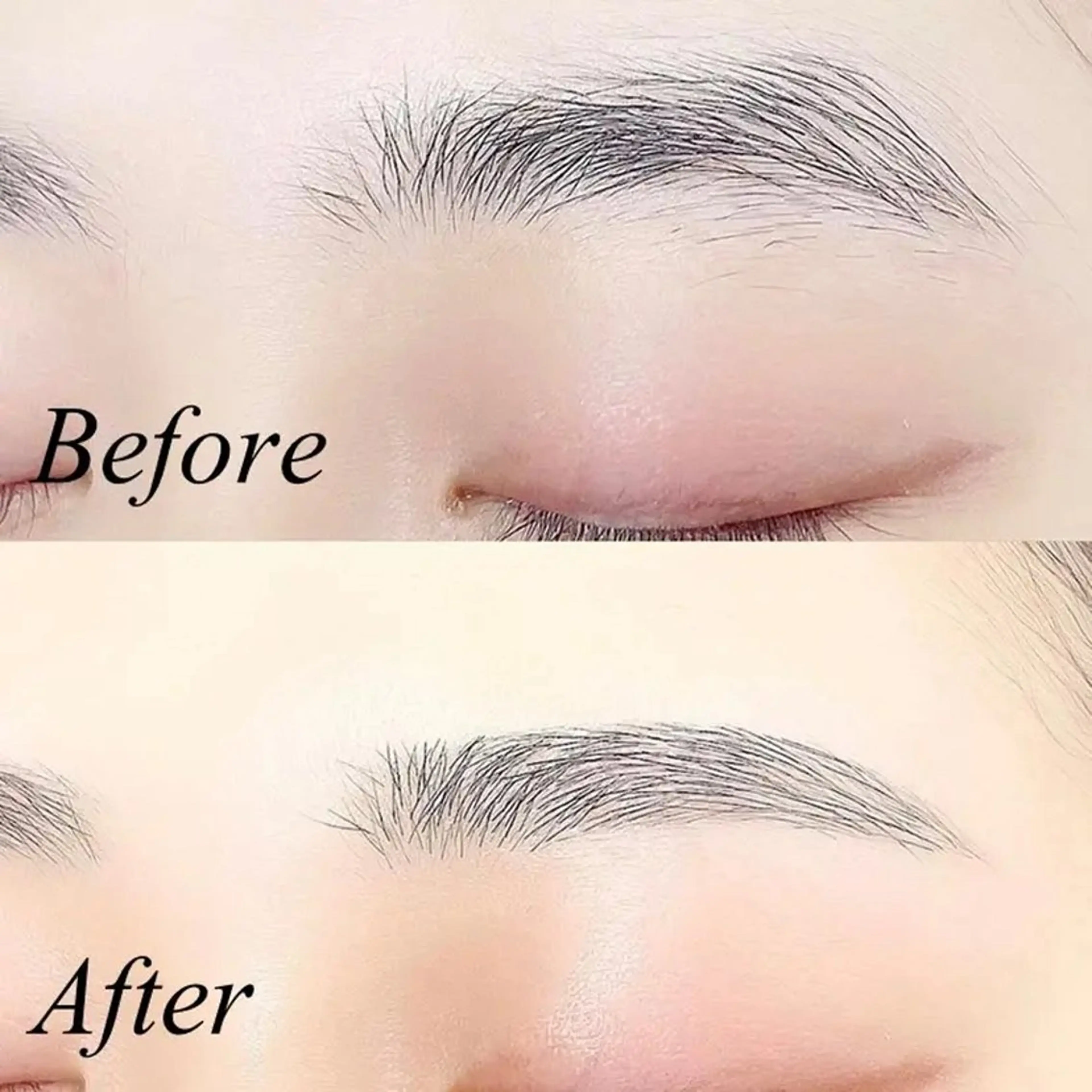 学割U24🎓《ツルツル美顔💆🏻》美眉アイブロウWAX＋フルフェイス(メイク込) ¥7000の写真