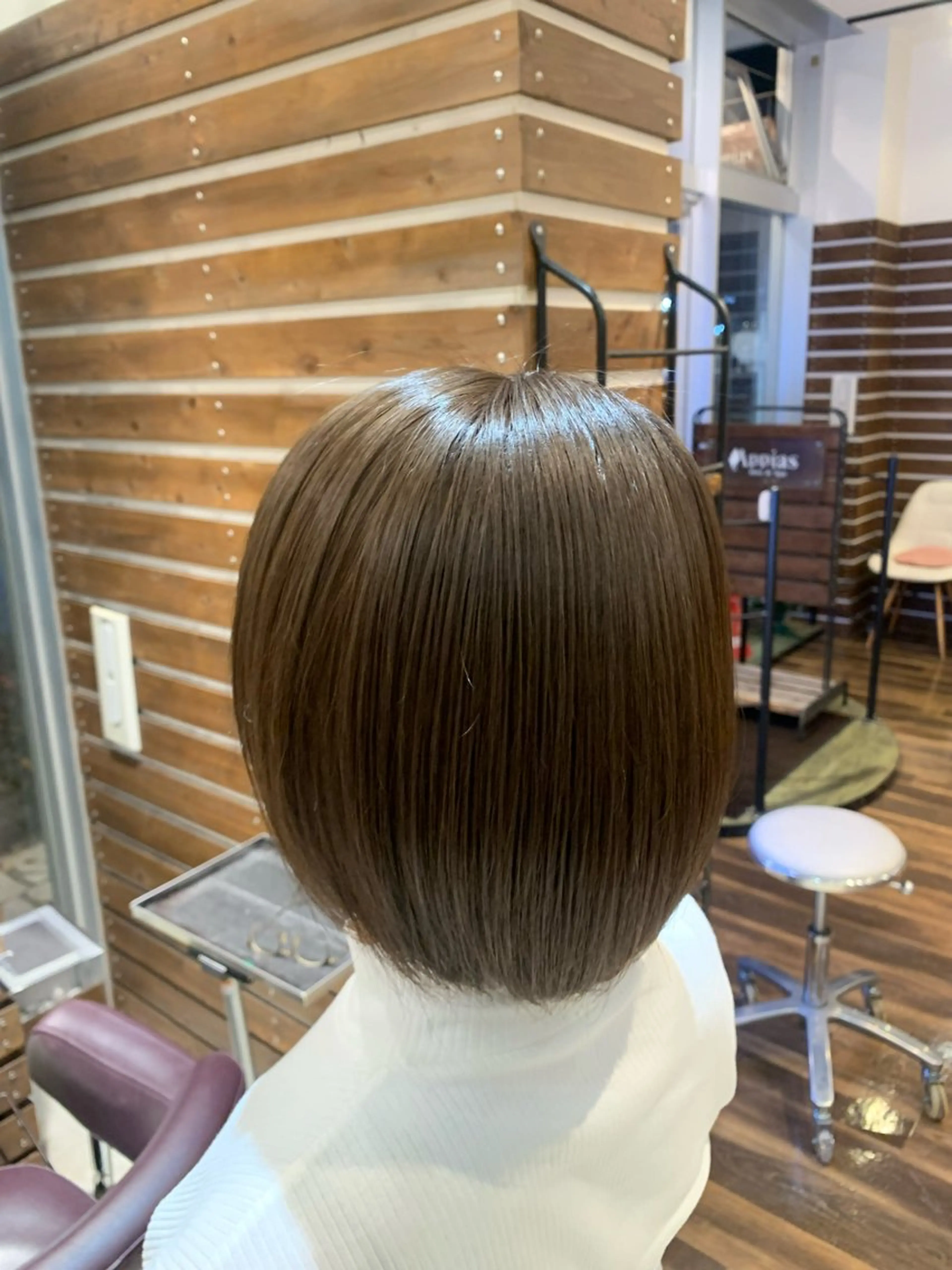 カラー オレンジ ヘアカラー Appias海老名所属・三村 叶羽のヘアスタイル