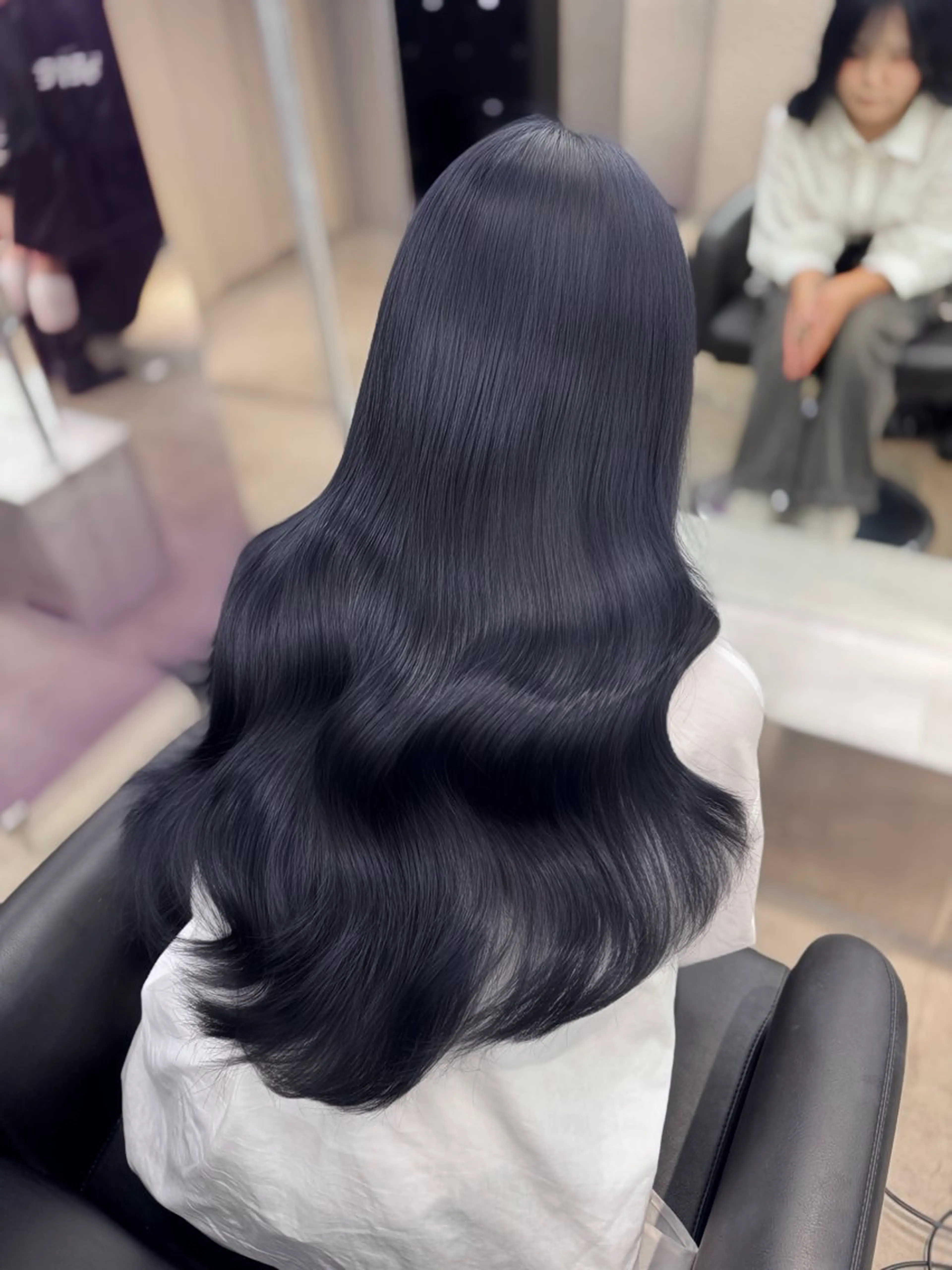 透明感カラー+トリートメントの写真