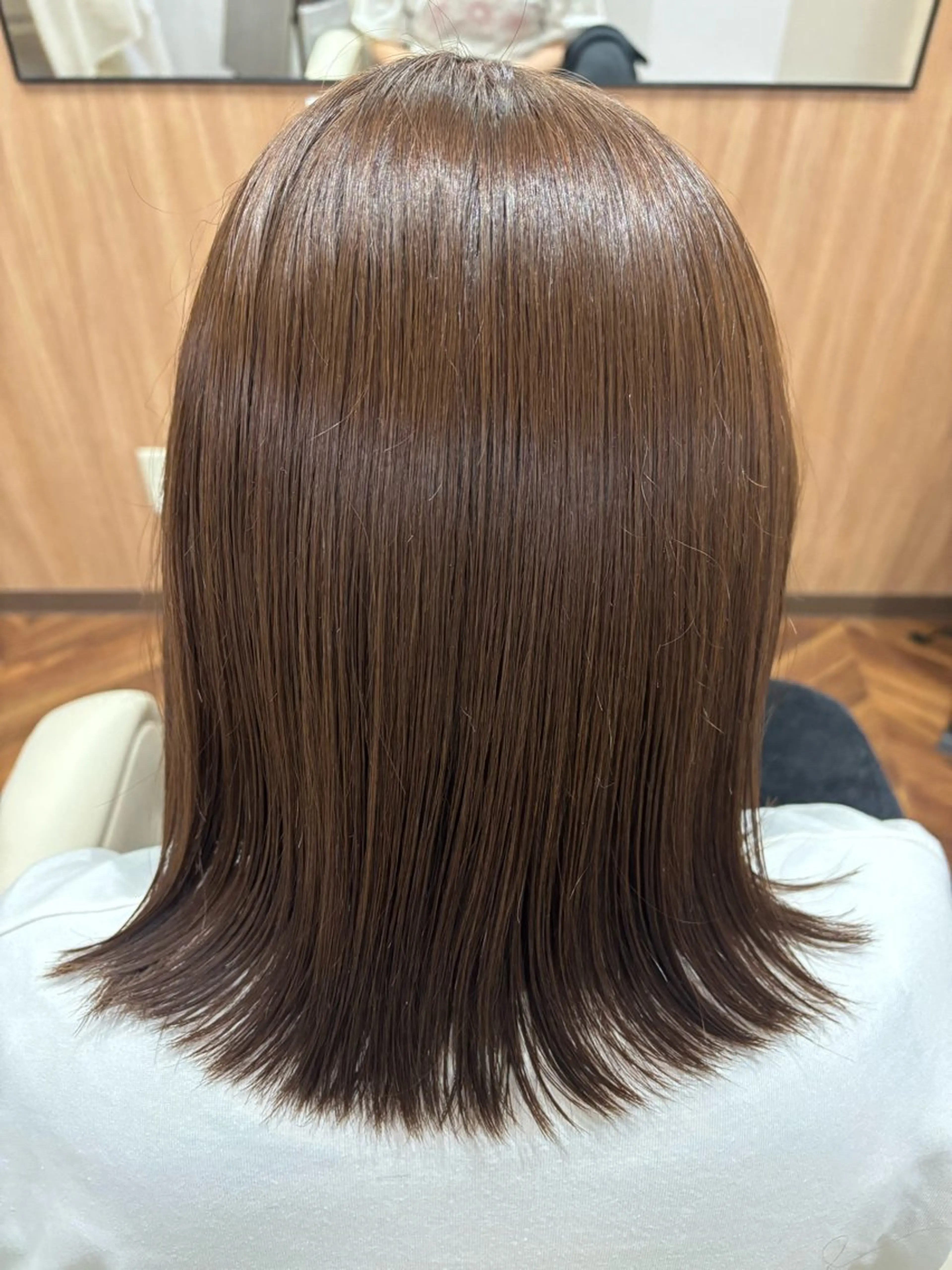 ミディアム カラー hina /大曽根駅のヘアスタイル