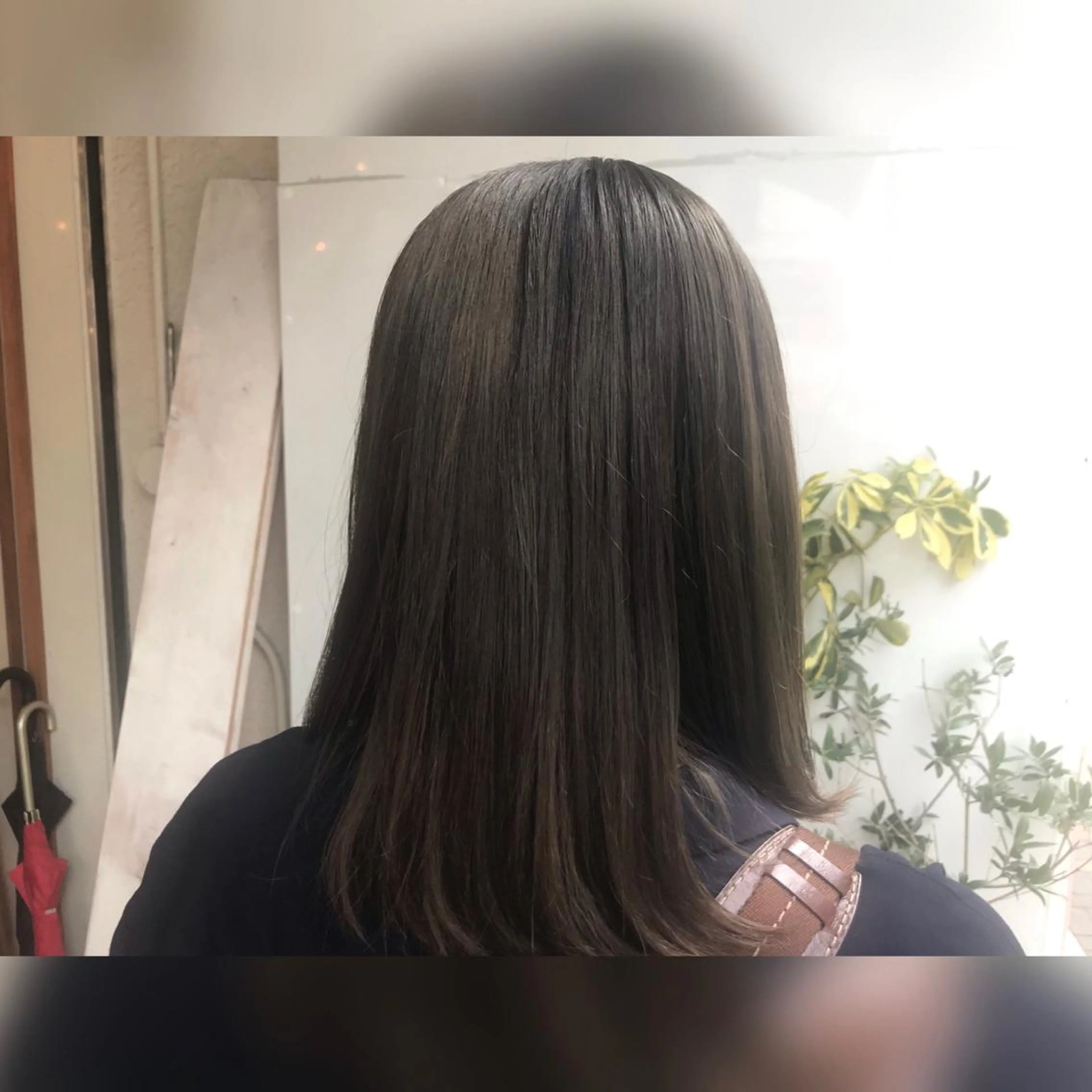 セミロング アッシュ マイ 【川口】のヘアスタイル