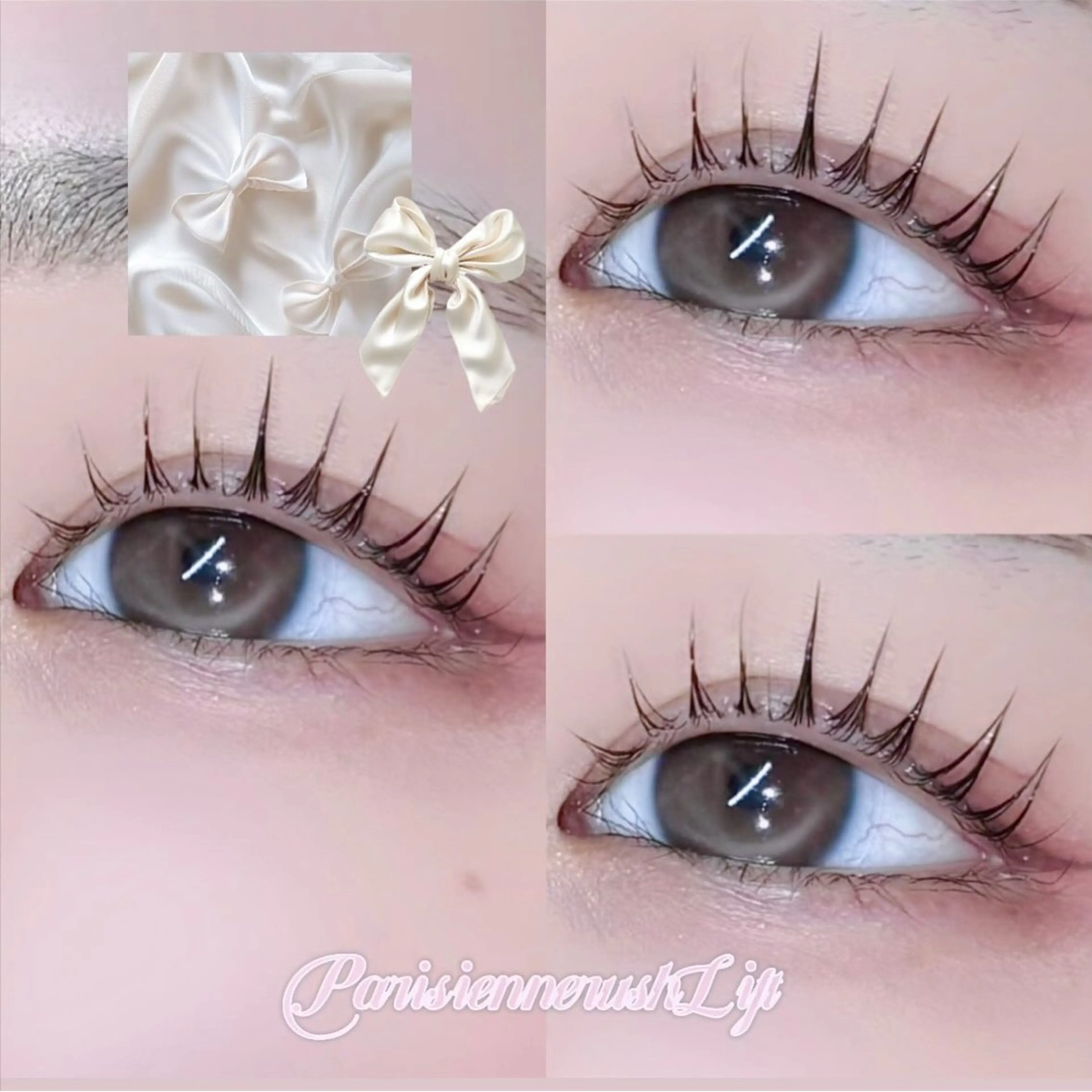 『❄️🉐12月限定価格🉐⛄️』【ナチュラル盛れ✨️】マツエク×コーティングで束感デザイン80-100本🪄︎︎の写真