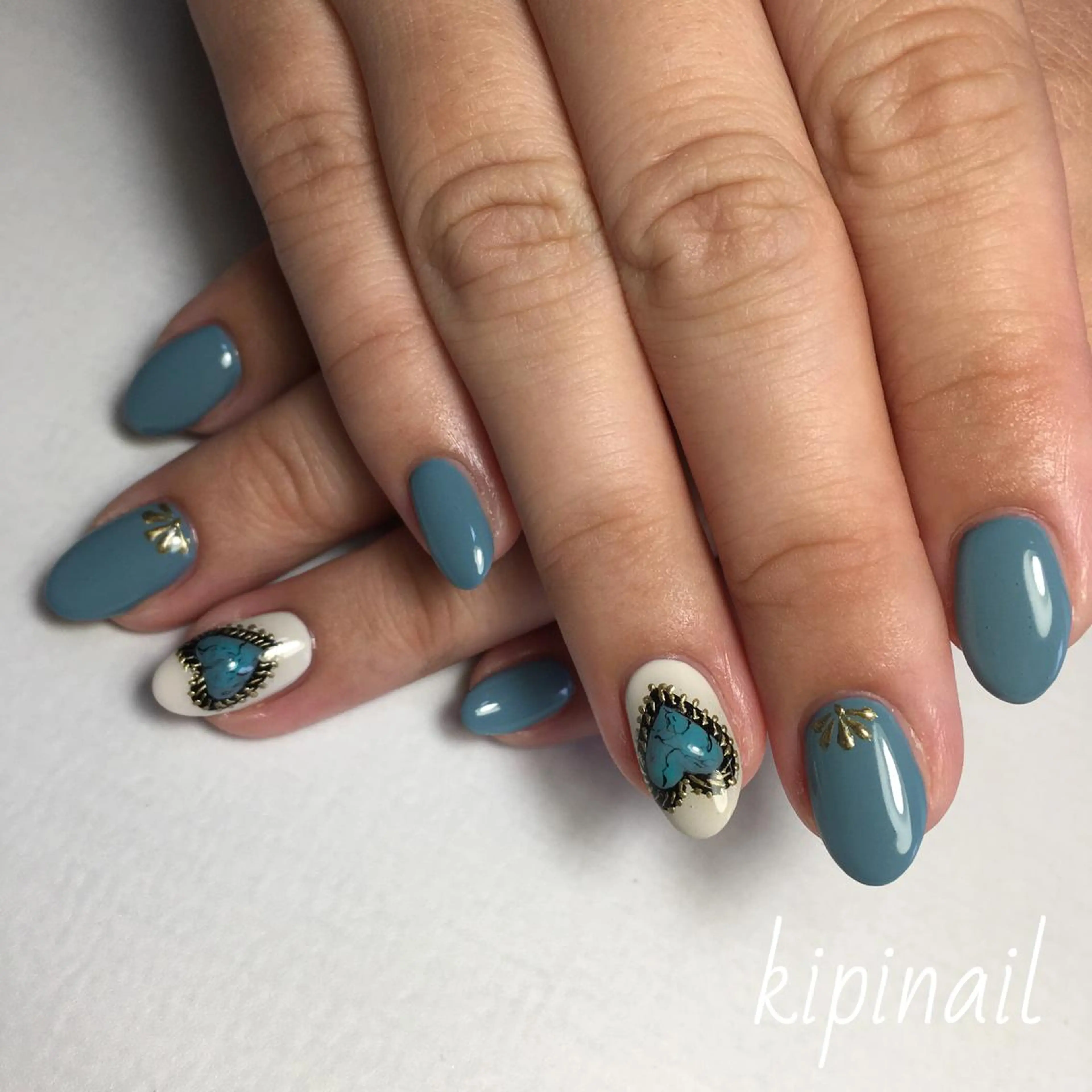 ネイル アートネイル ストーンネイル kipinail 川﨑えりかのネイルデザイン