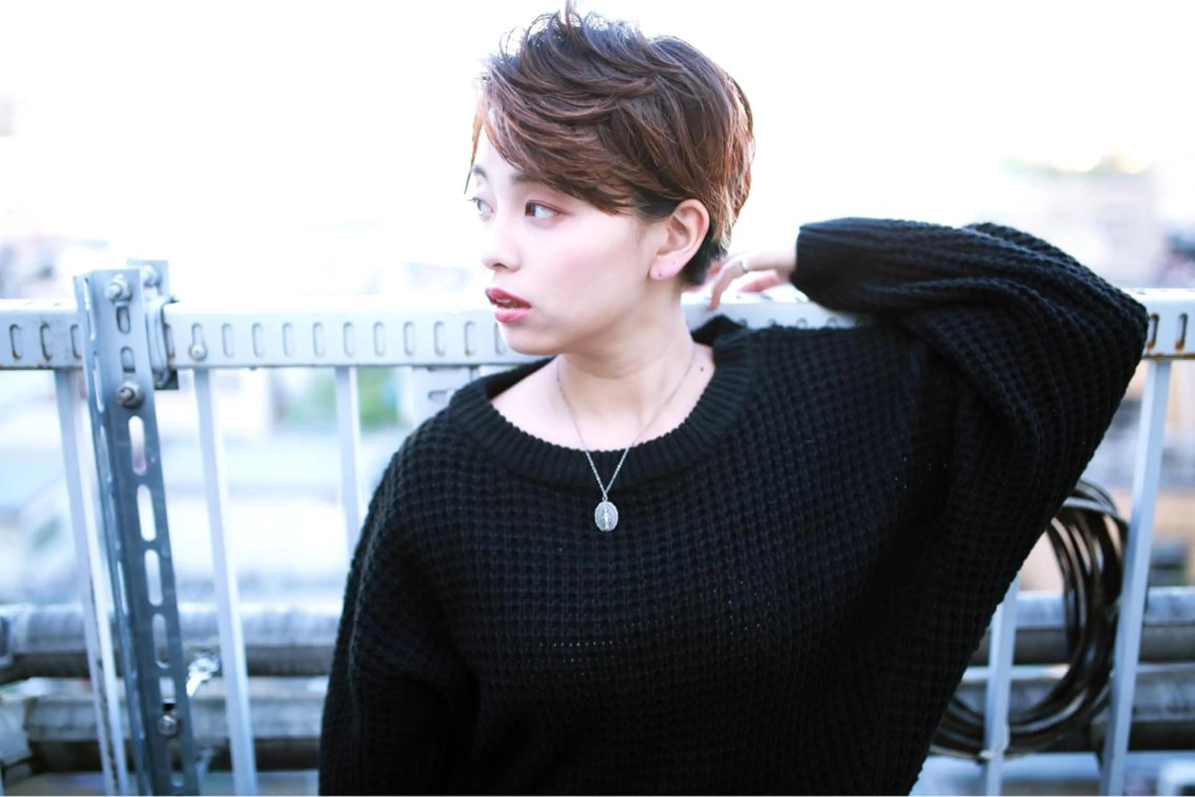 ショート カラー パーマ ヘアアレンジ メンズ キッズ ネイル マツエク・マツパ premier modelsのヘアスタイル