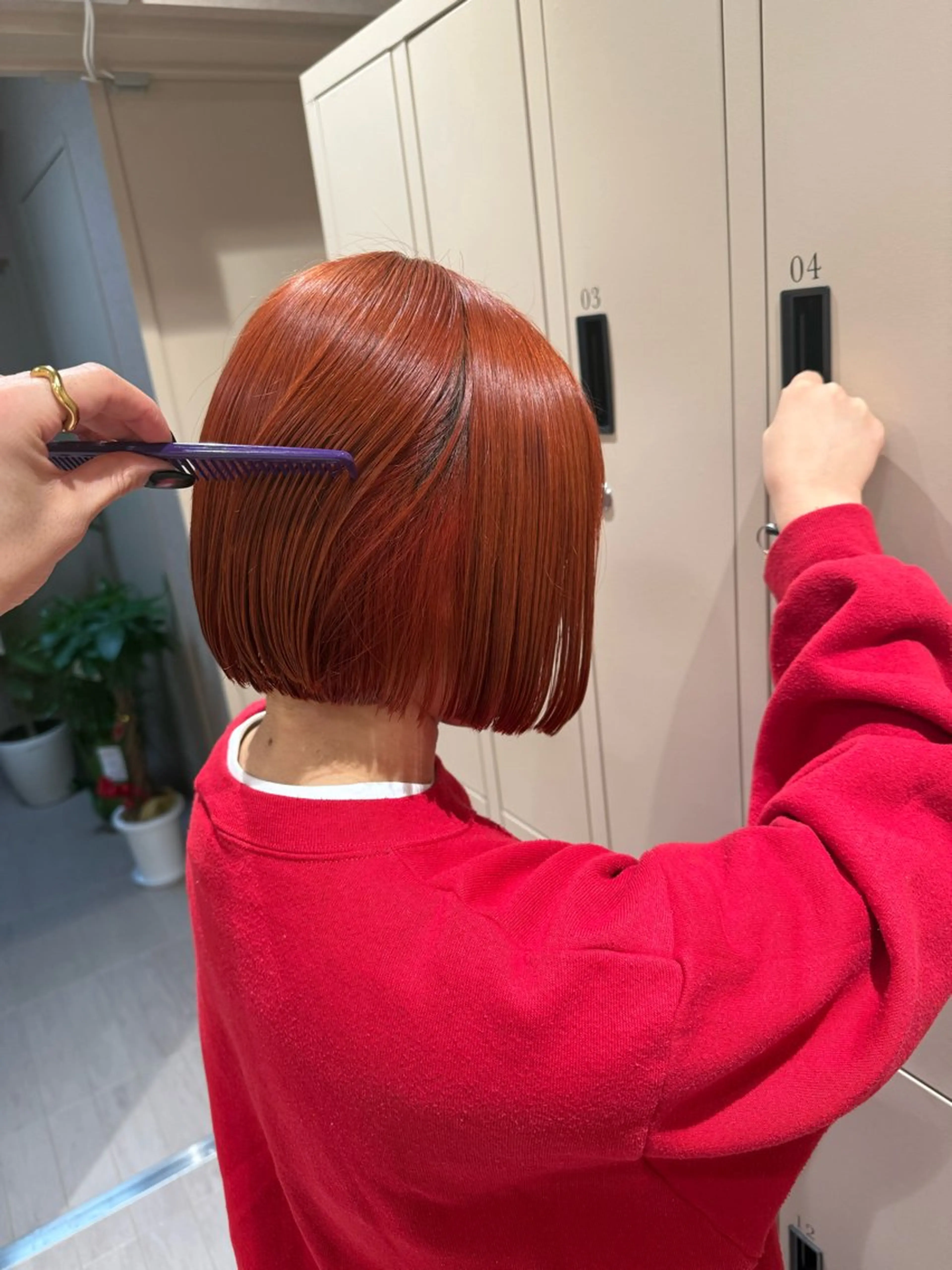 ミディアム カット ヘアカラー トリートメント Yuuna🫧 / giinii横浜のヘアスタイル