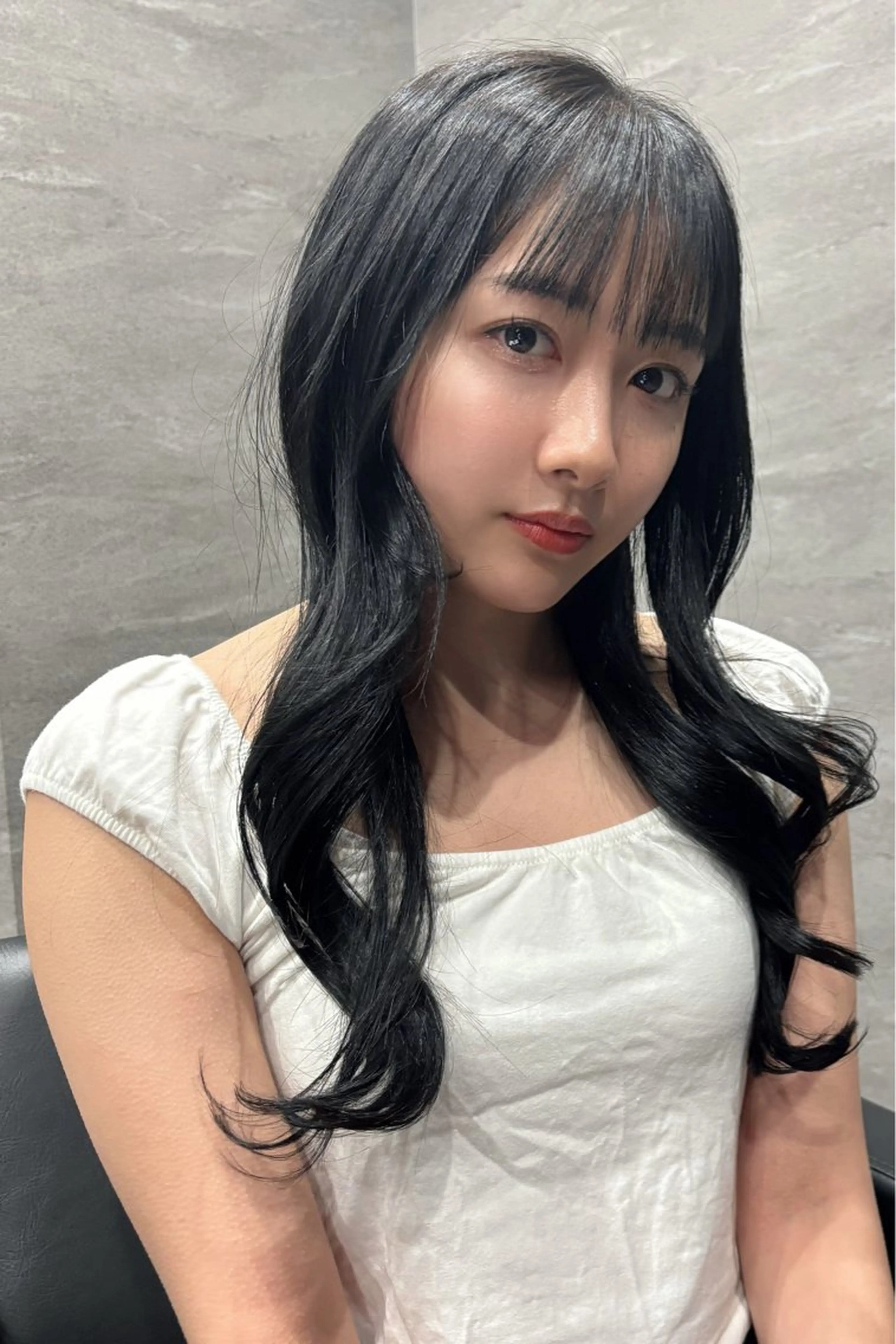 ロング カラー カット ヘアカラー トリートメント 永井大樹✨ 透明感カラー✨のヘアスタイル