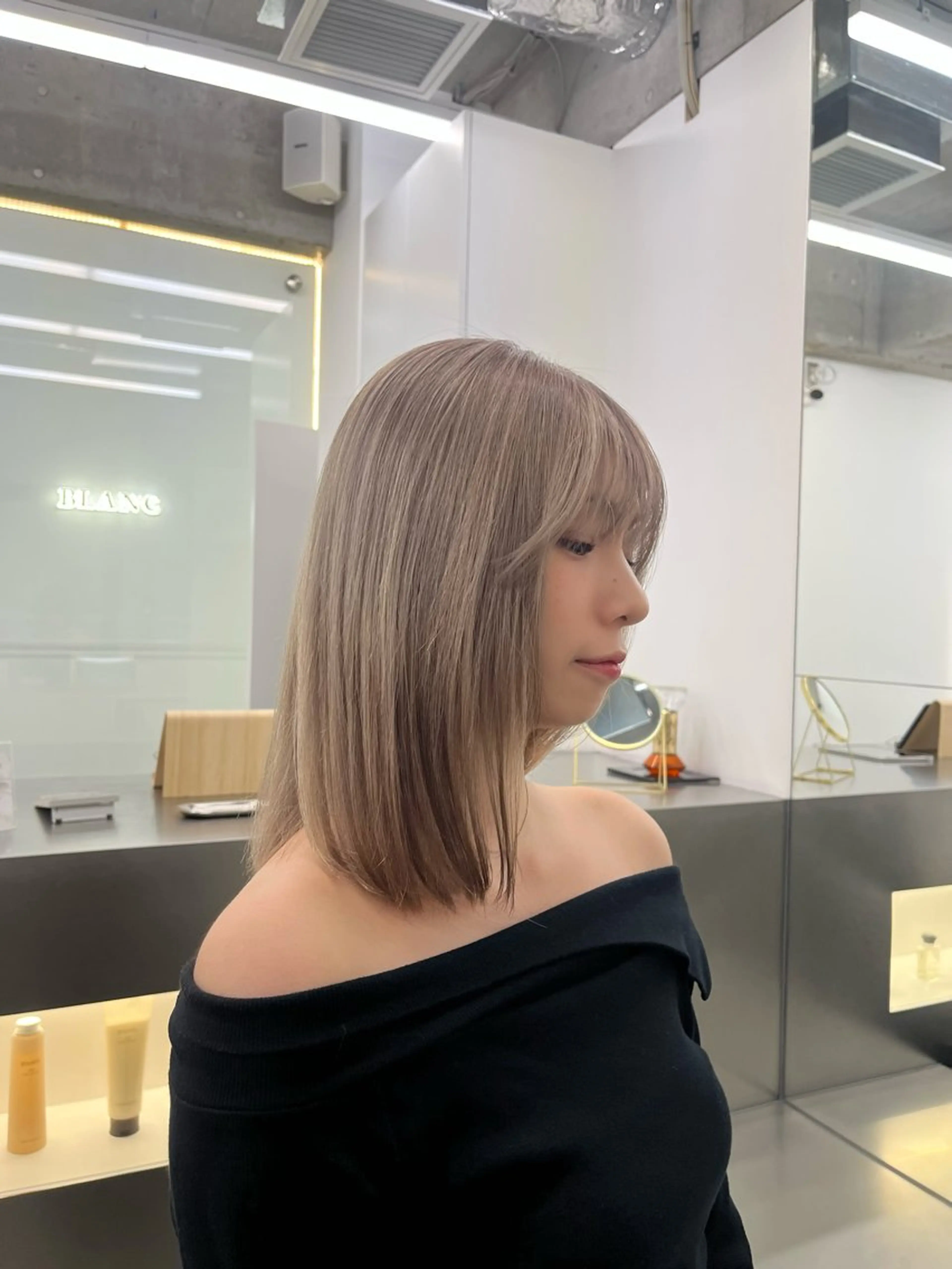 カラー ヘアカラー くすみカラー/縮毛 ayukaのヘアスタイル