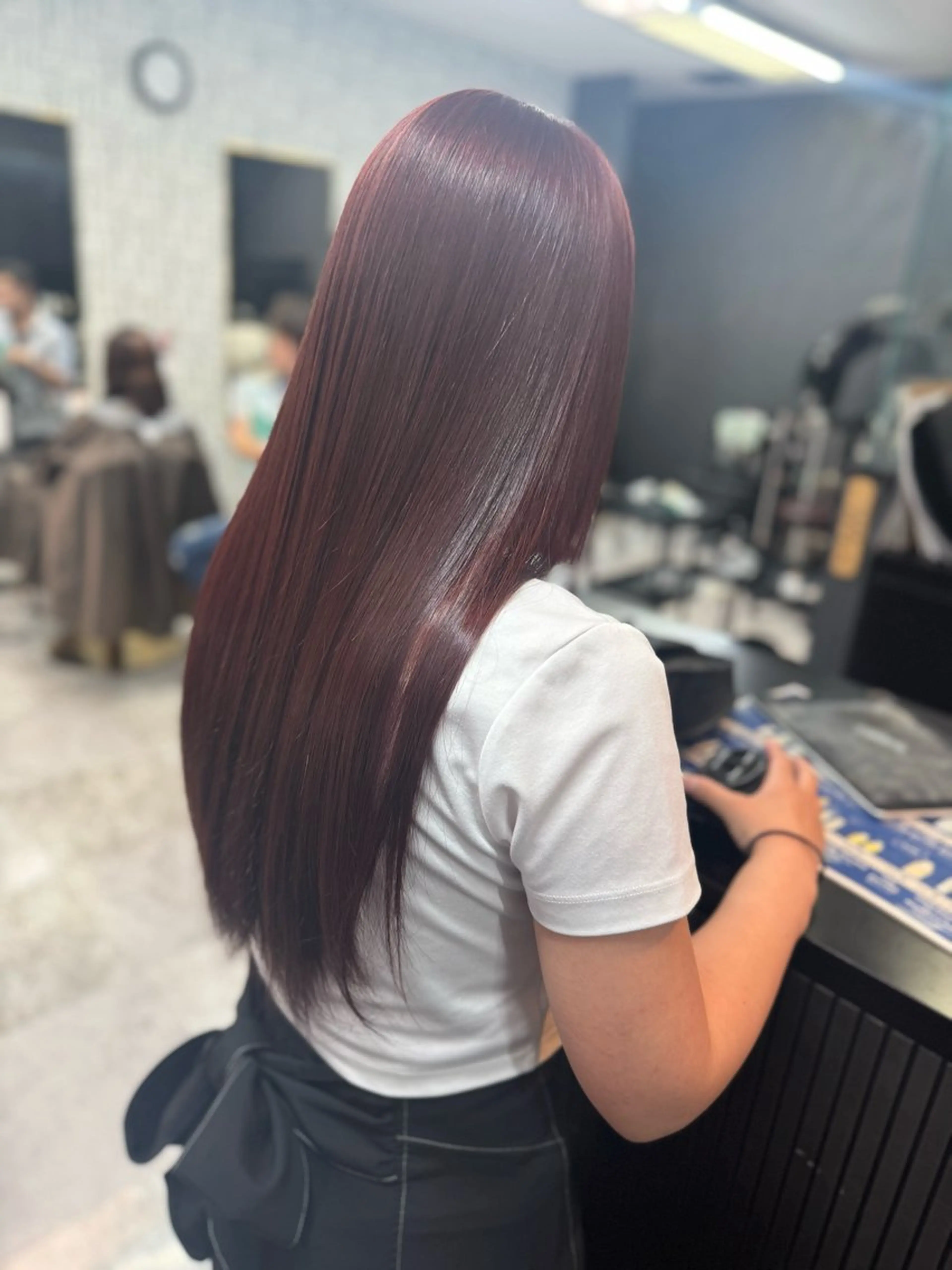 ロング ヘアカラー Charm久留米所属・冨吉 咲笑のヘアスタイル