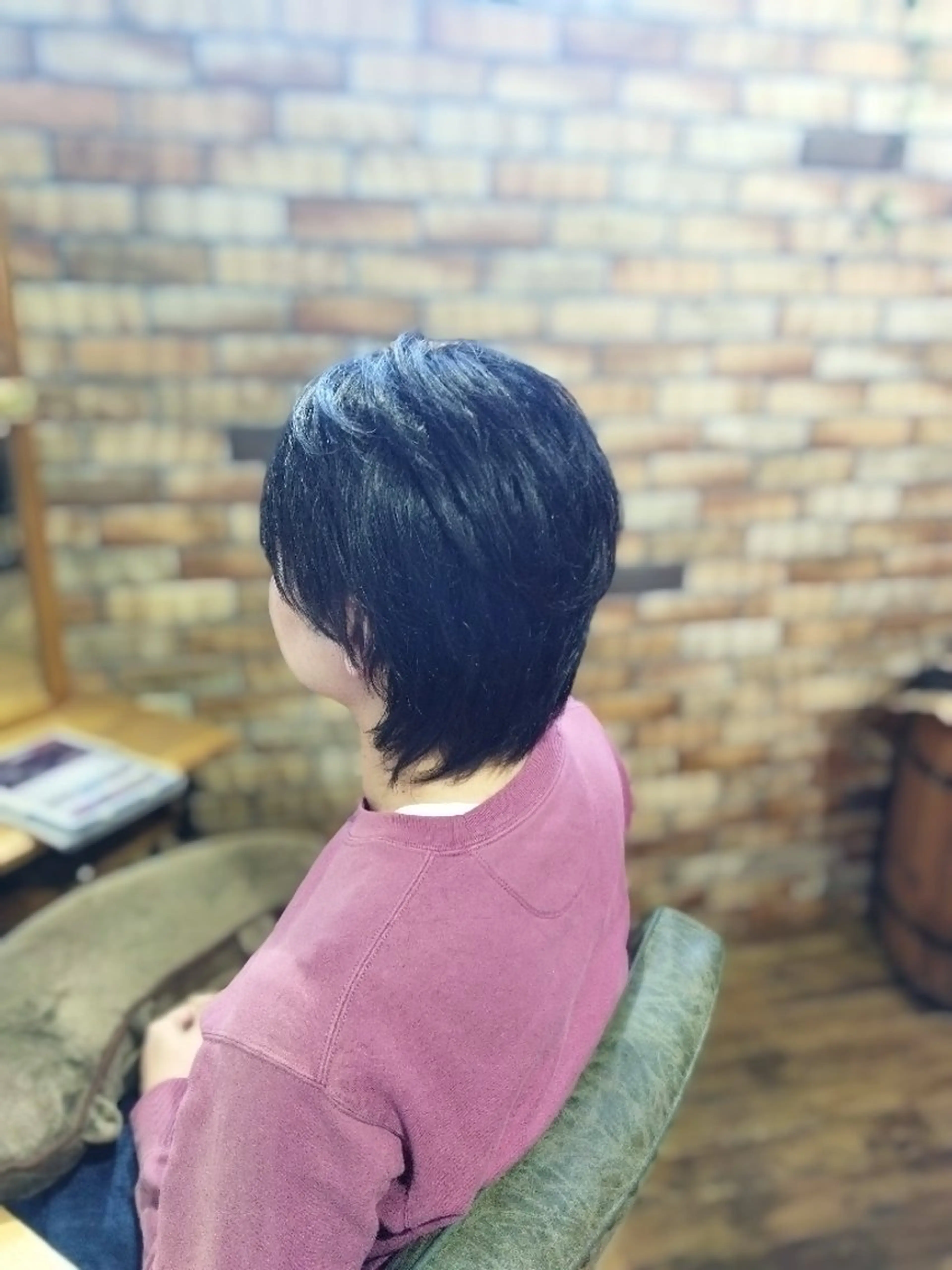 メンズ ミディアム カット 北林 弘展のヘアスタイル