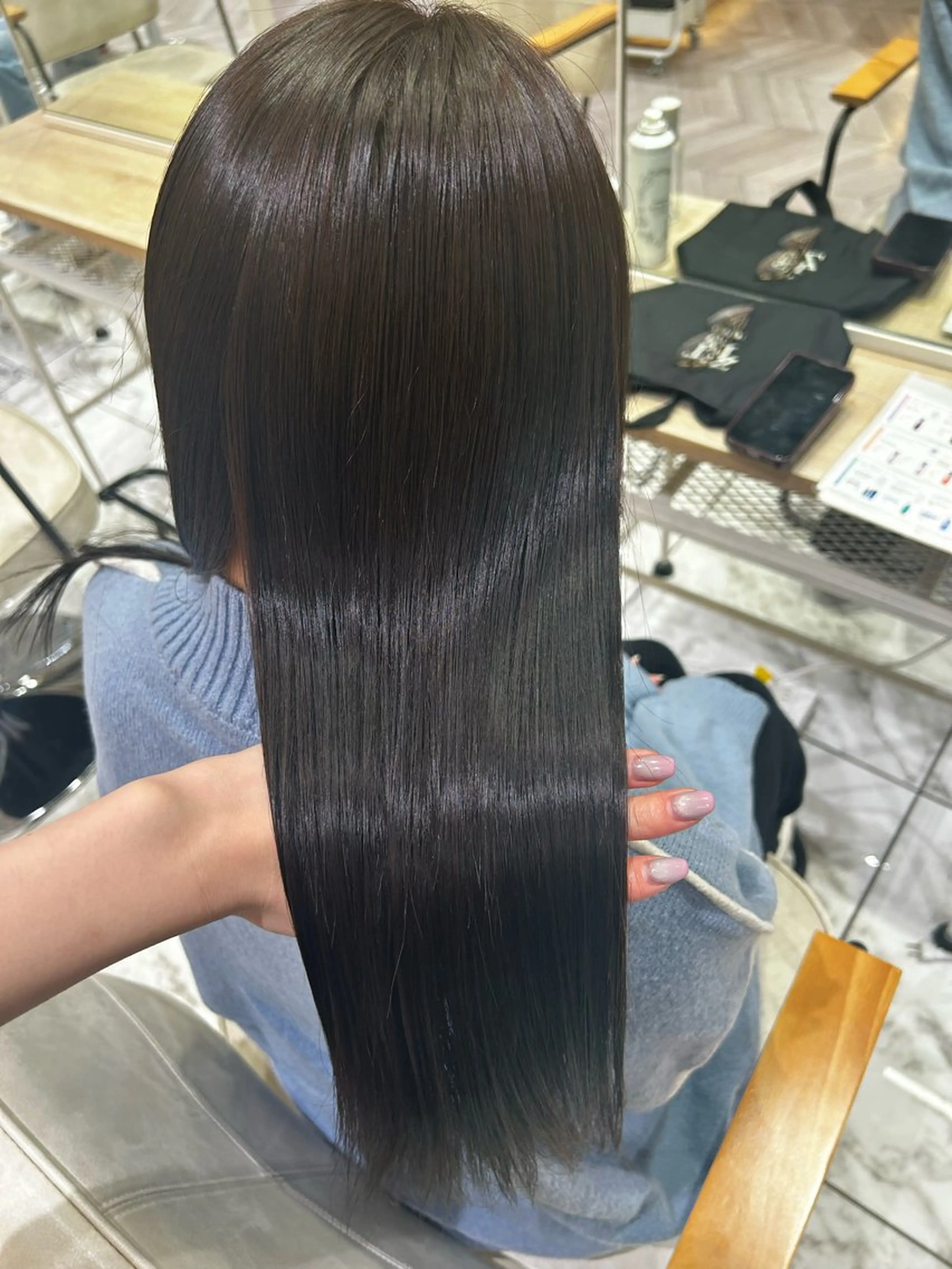 ロング カラー ꪆৎ平行アーチ ྀི ワカナの眉毛・アイブロウイメージ