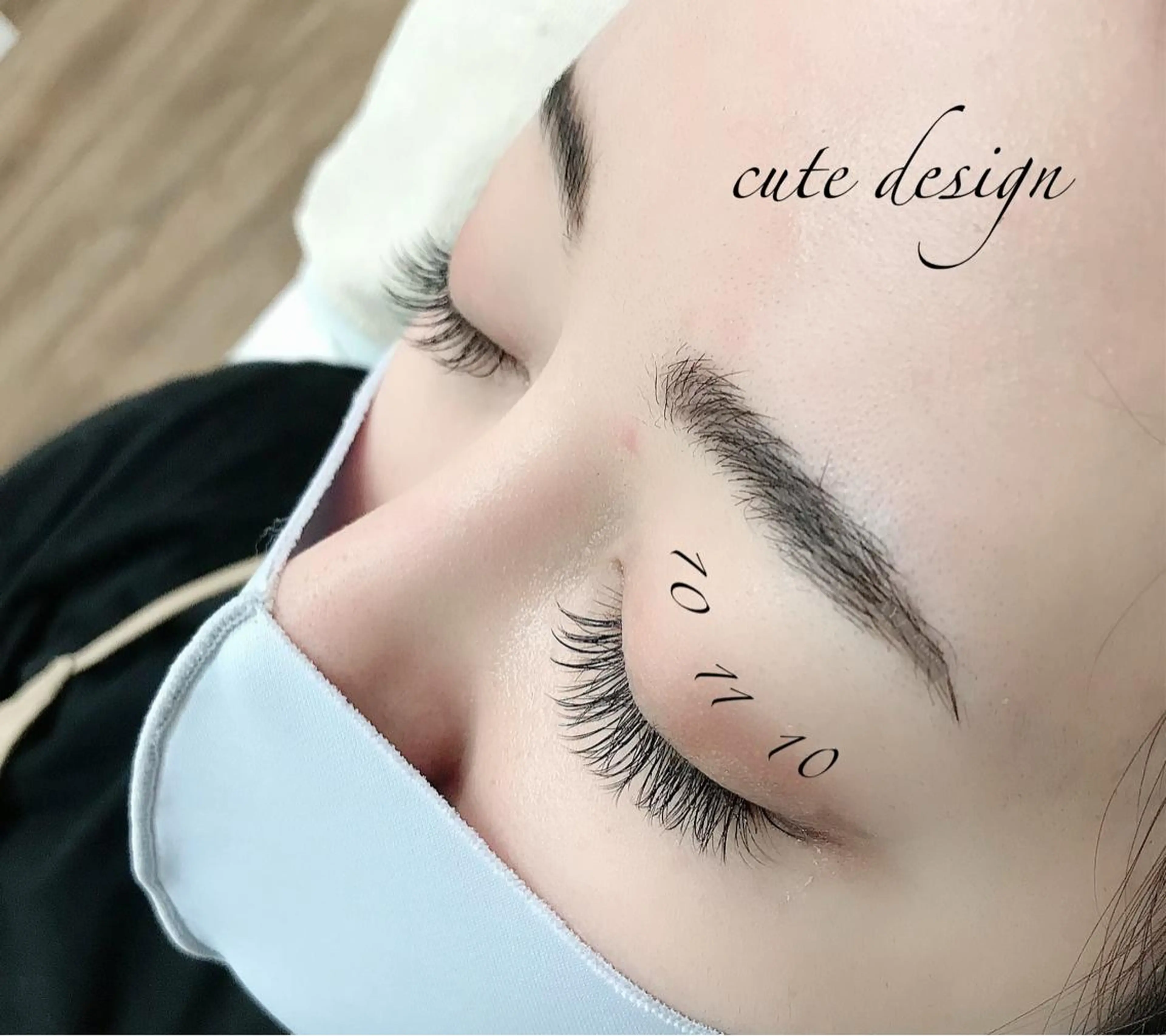 マツエク・マツパ ケラチンラッシュリフト バインドロック 束感まつ毛 Cカール キュート マツエク eyelash presh yukaのマツエク・マツパデザイン