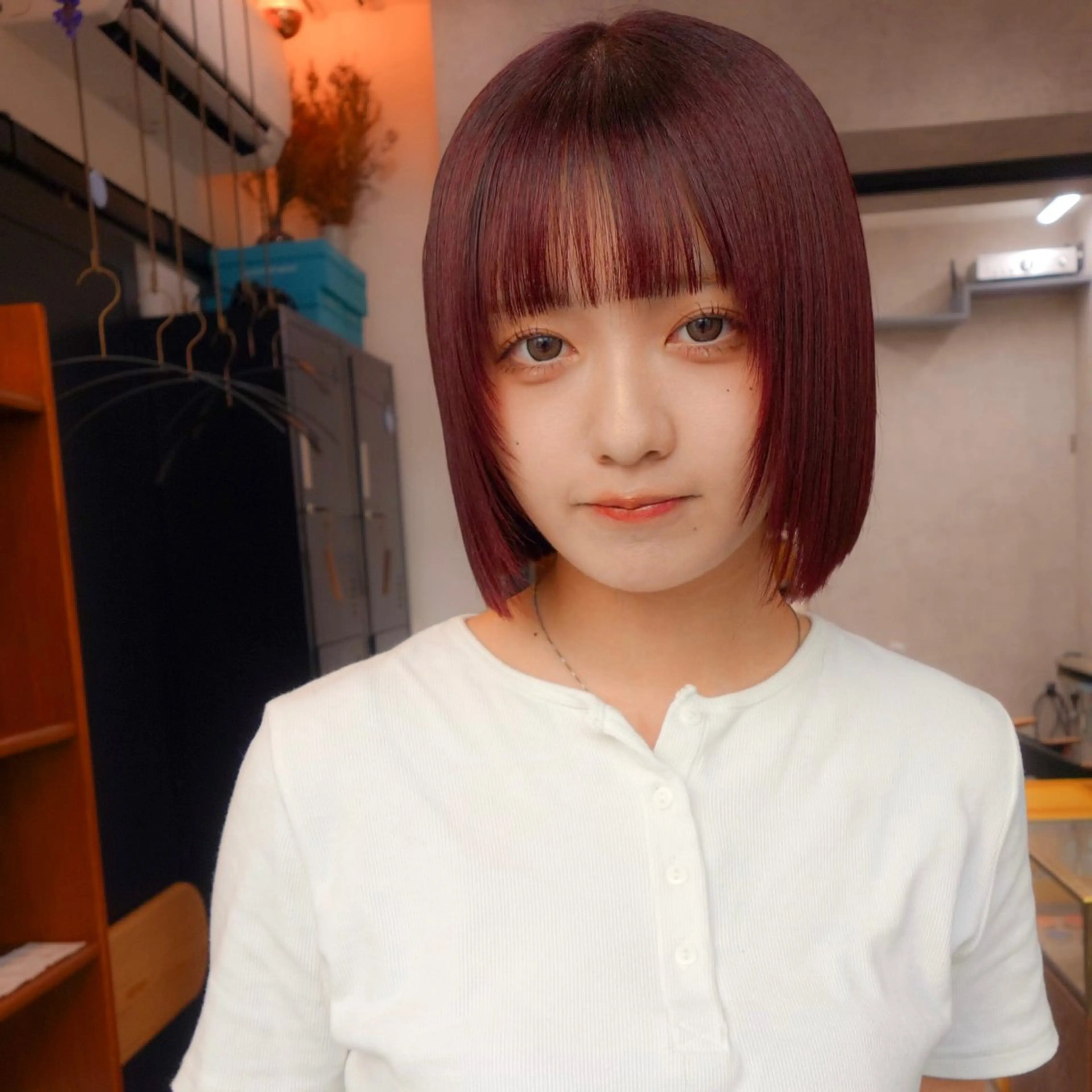 ミディアム カラー トリートメント ダウンパーマ 【sity.ザイク】のヘアスタイル