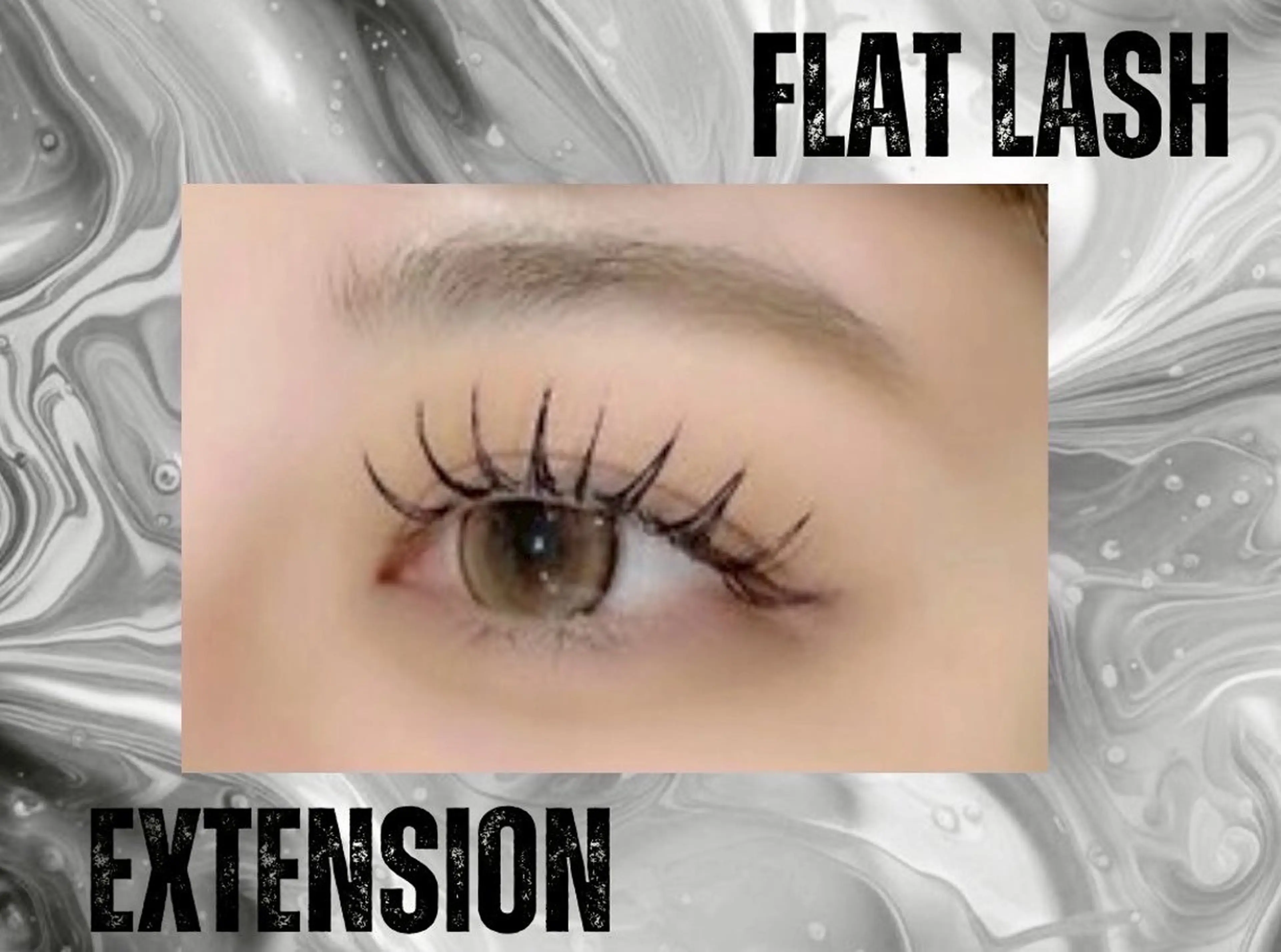 エクステ120本の写真