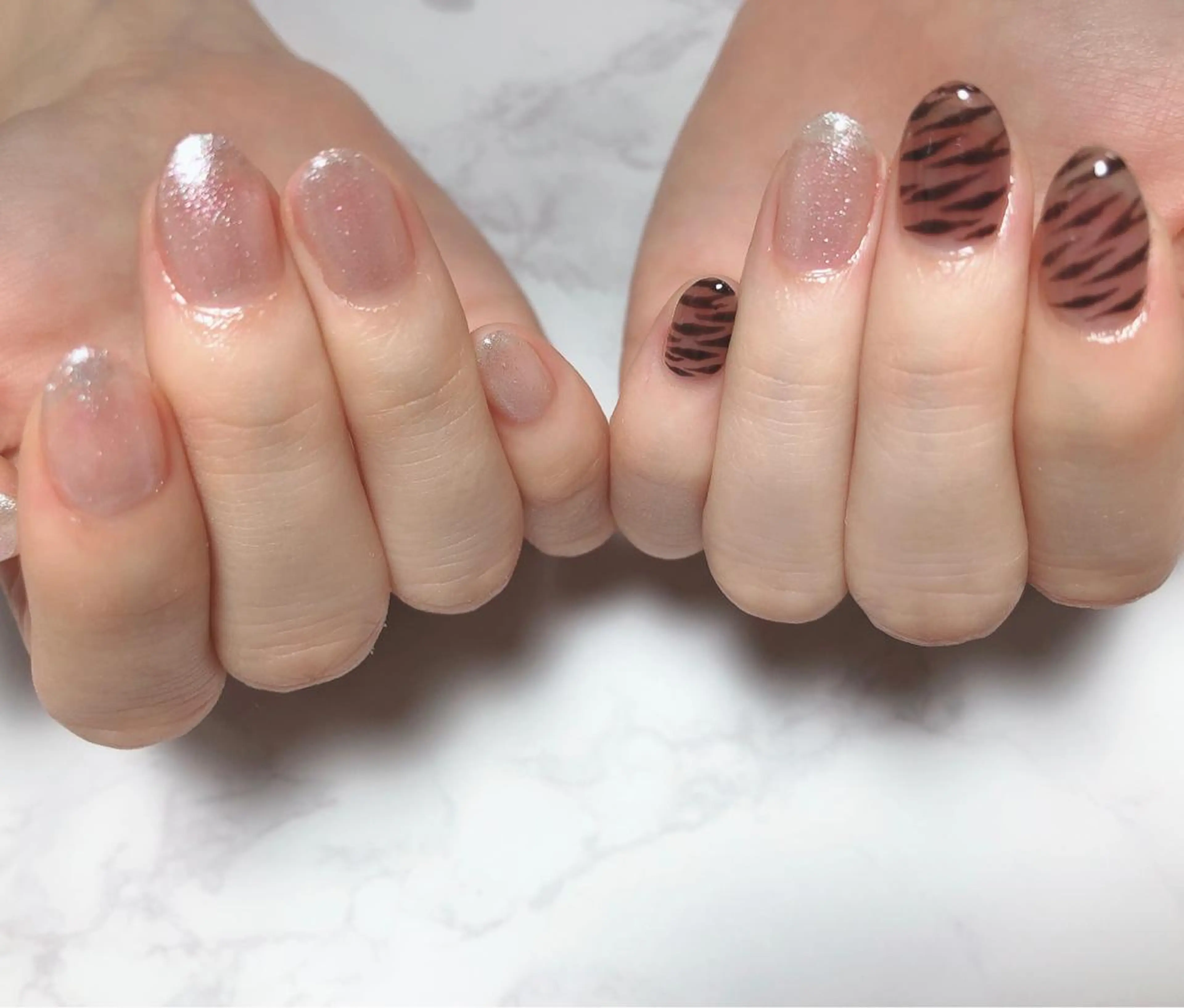 ネイル アニマル柄 Nailsalon Luanaのネイルデザイン