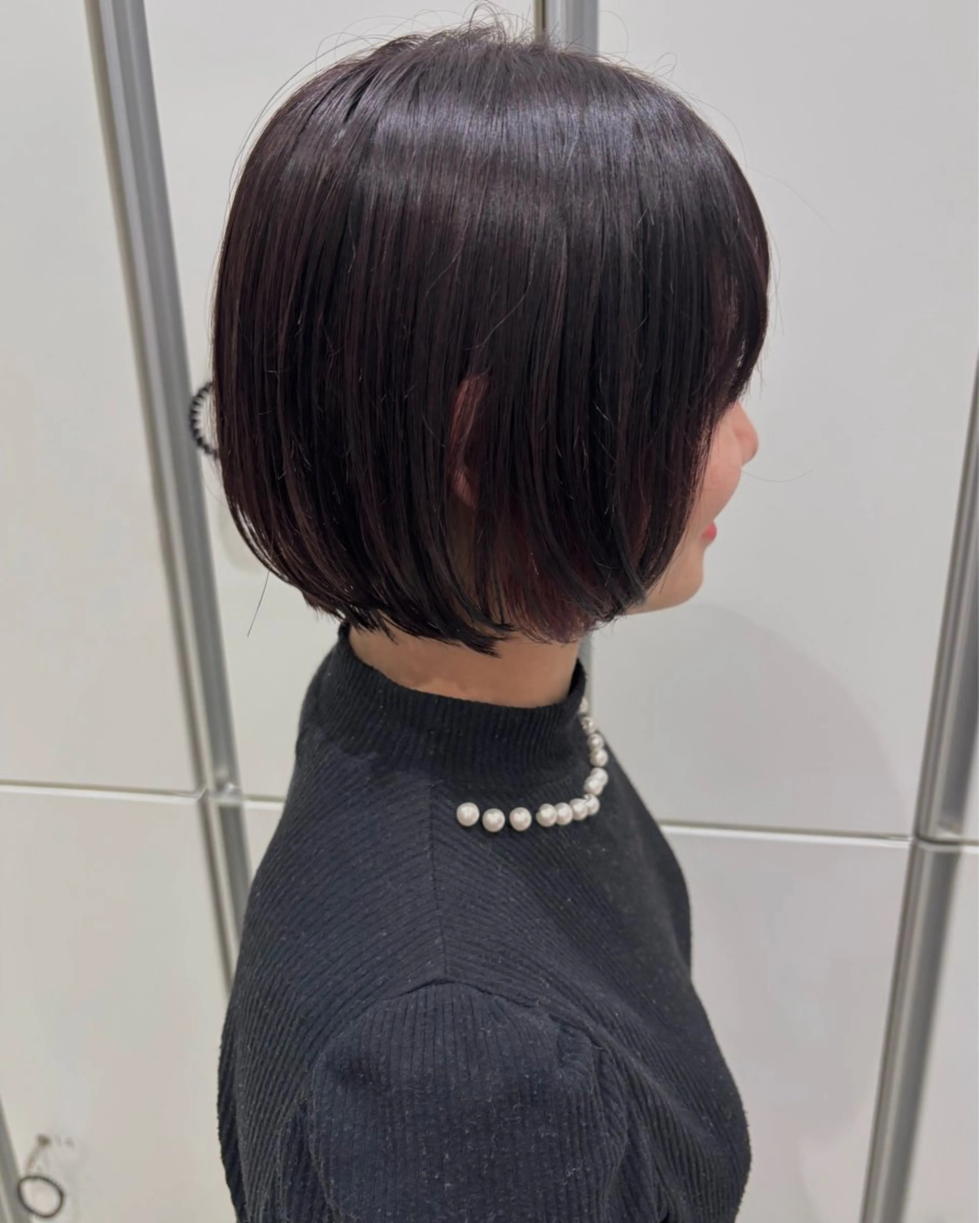 ショート カラー ショートボブ レッドカラー ボブ ショートヘア ボブ/ショート/金田 夏葵のヘアスタイル
