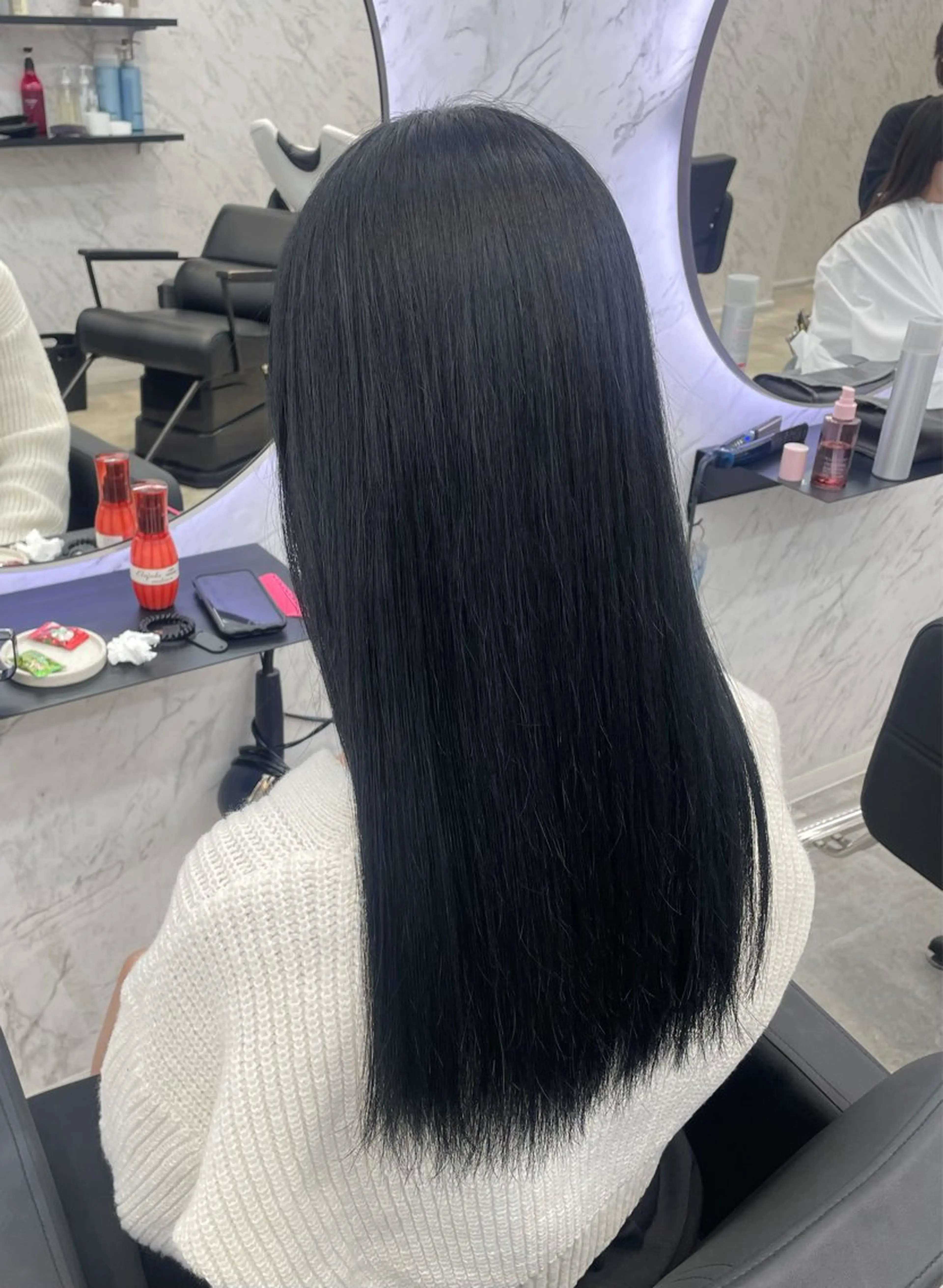 ロング カラー ヘアカラー hair salon dot. mooda 韓国風サロン 町田店所属・韓国風ヘア🎀🩶 /♡𝓝𝓸𝓪♡のヘアスタイル