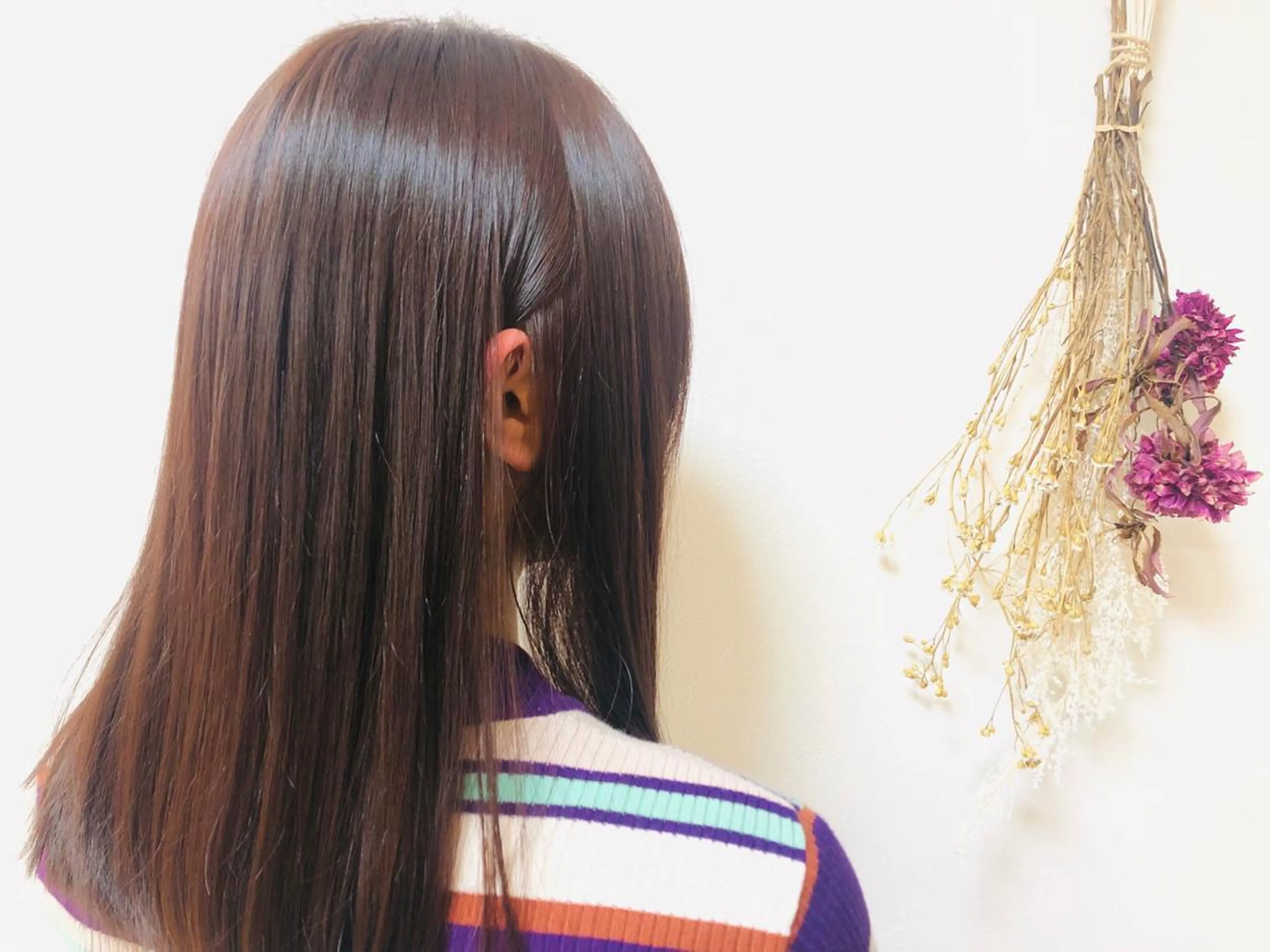セミロング うる艶レイヤーカット hinakoのヘアスタイル
