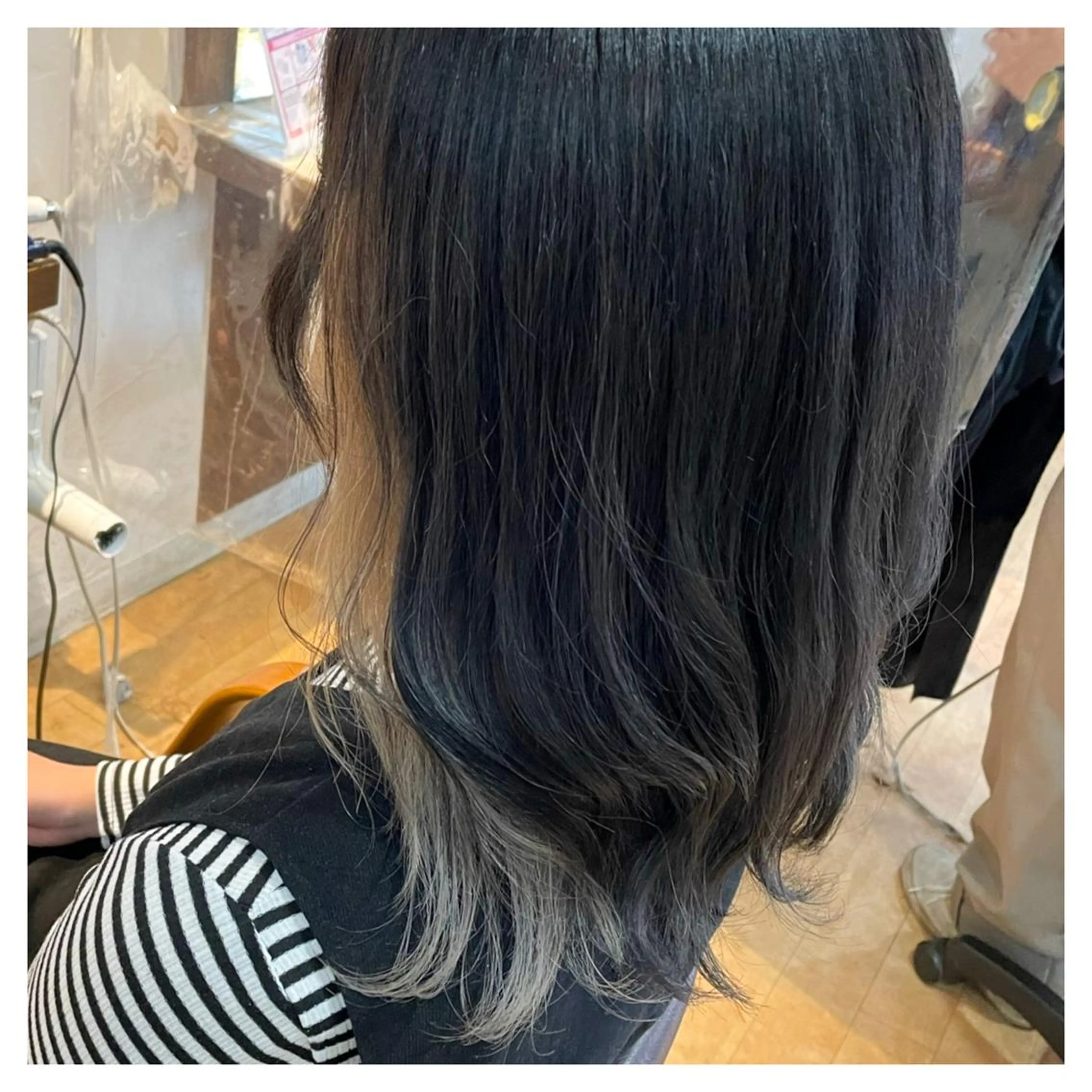 ロング カラー カット ヘアカラー 🦖稲葉菜月🦖 異動しましたのヘアスタイル