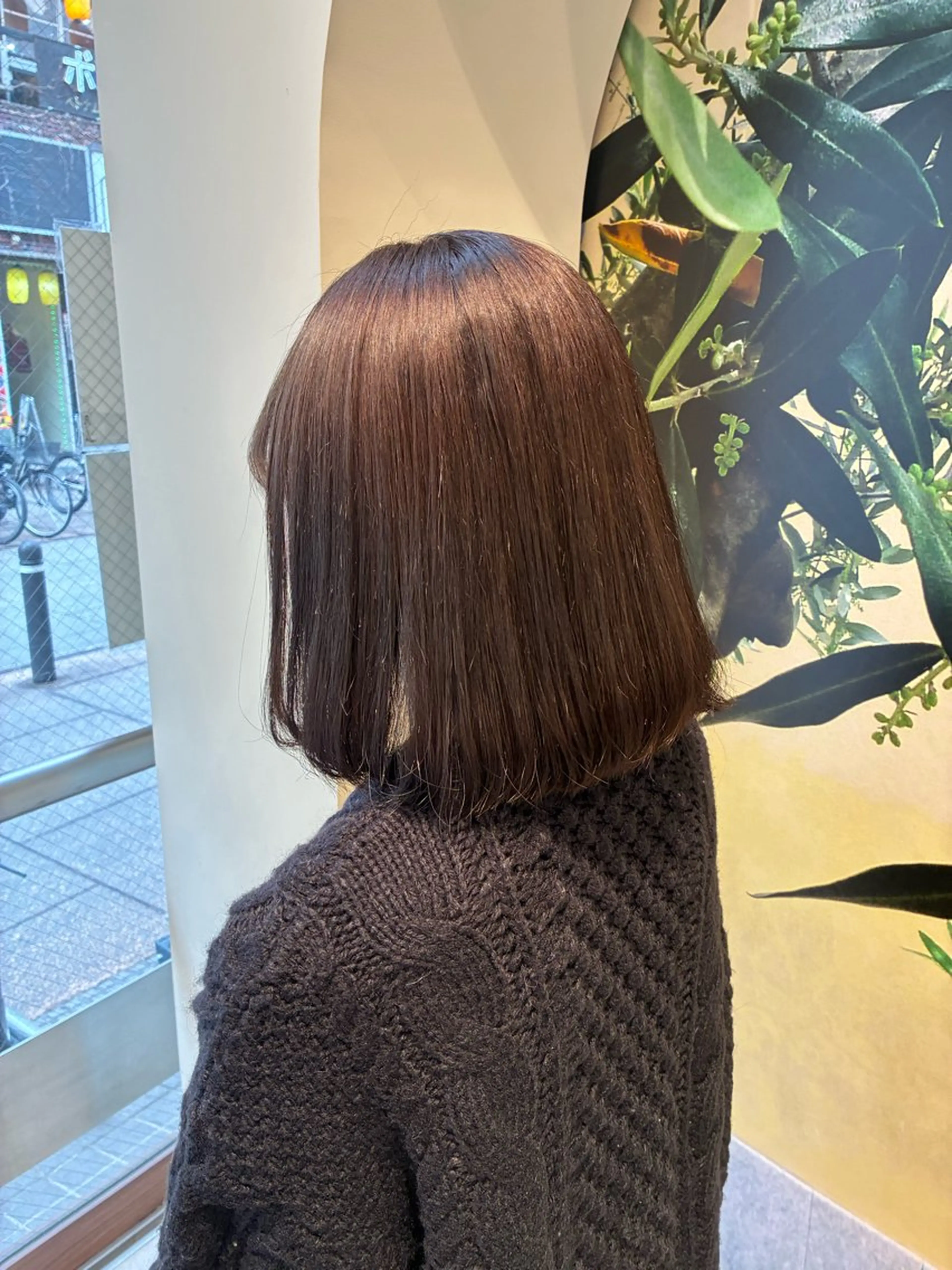 ミディアム 縮毛矯正 ヘアアレンジ 裾カラー/Aya🥀のヘアスタイル