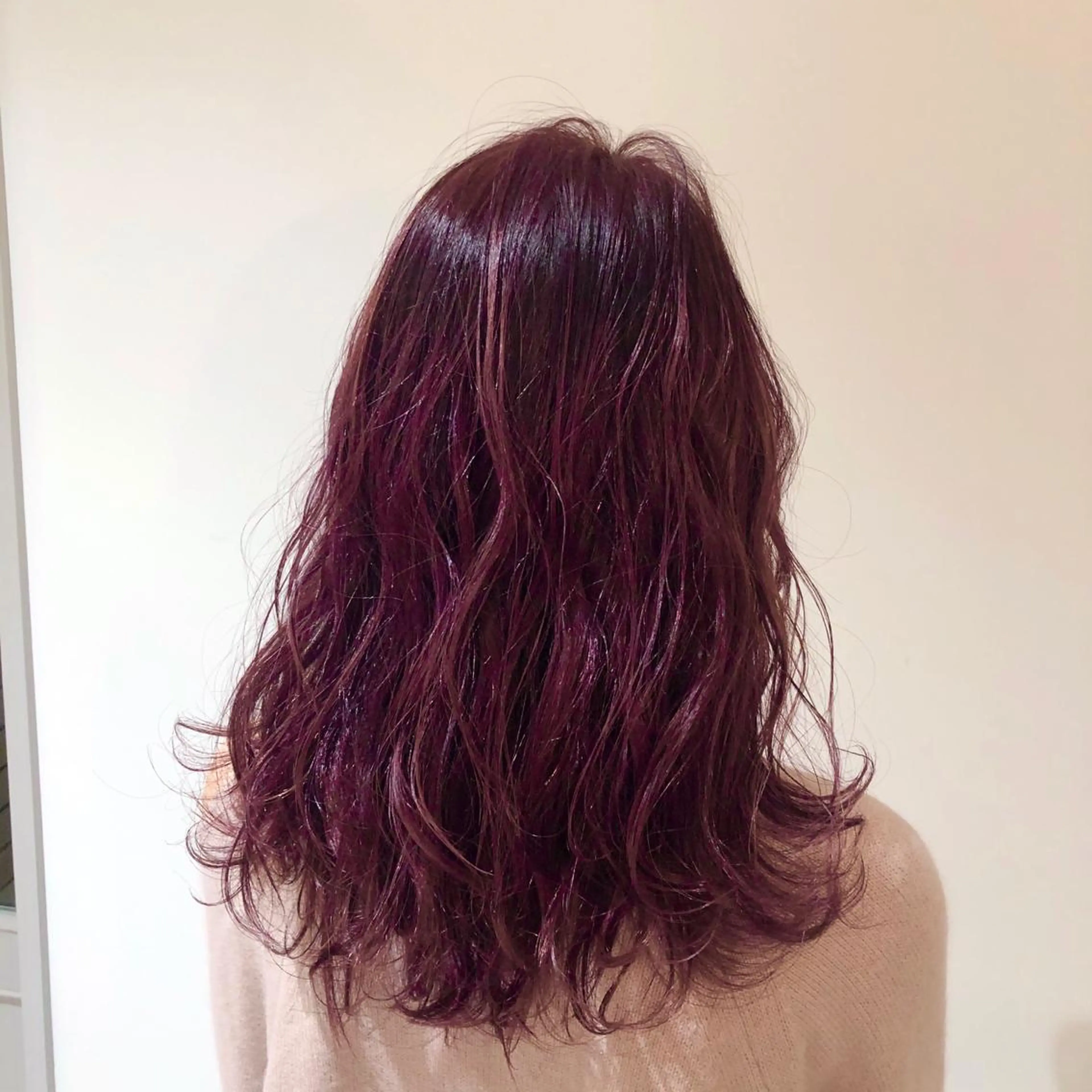 ロング カラー ピンクカラー ヘアカラー トリートメント RUBEUS【ルベウス】所属・✨艶々カラー🎨 杉本賢人のヘアスタイル