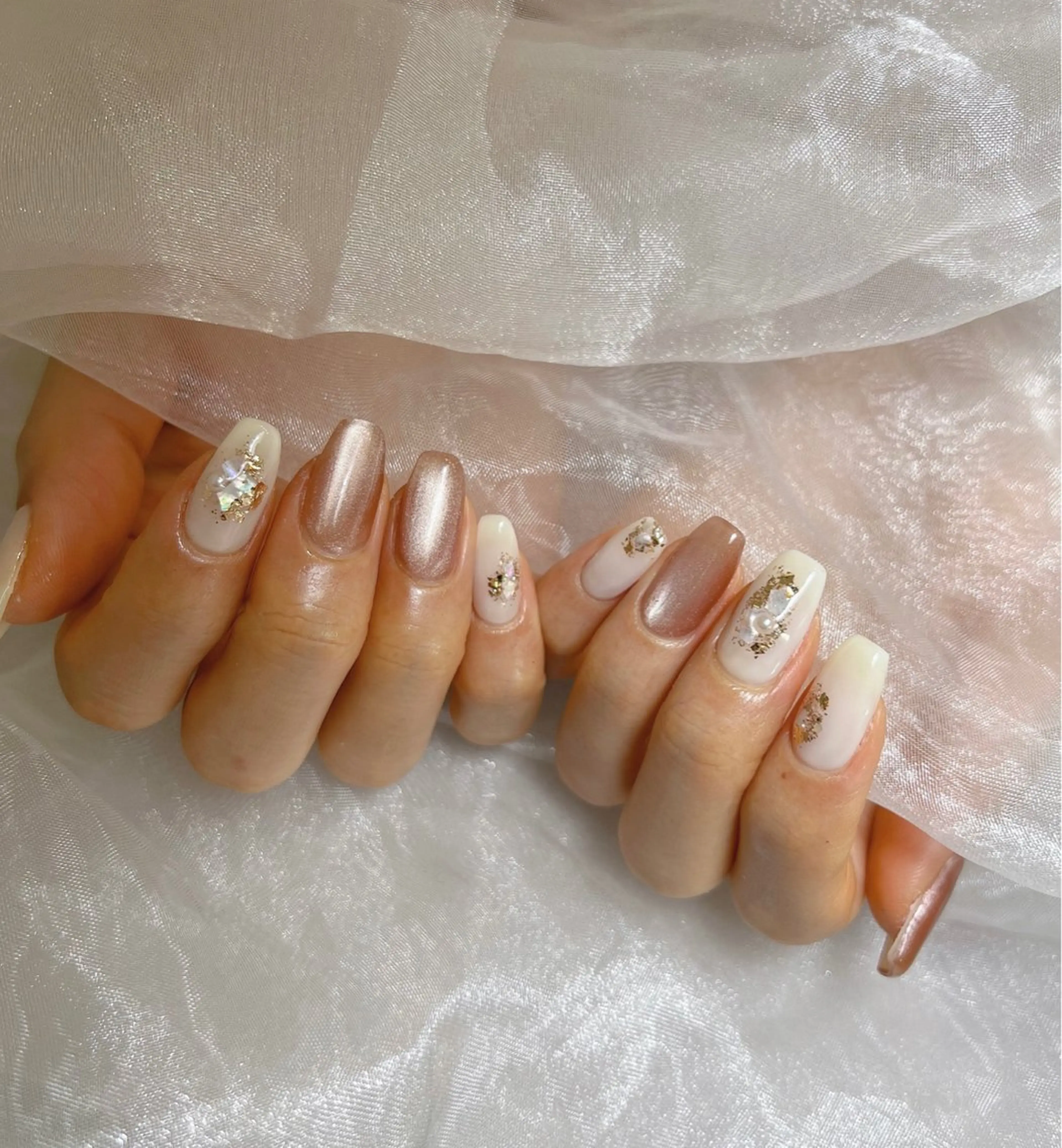 ネイル ジェルネイル ラメ(グリッター) nail salon Lauleaのネイルデザイン